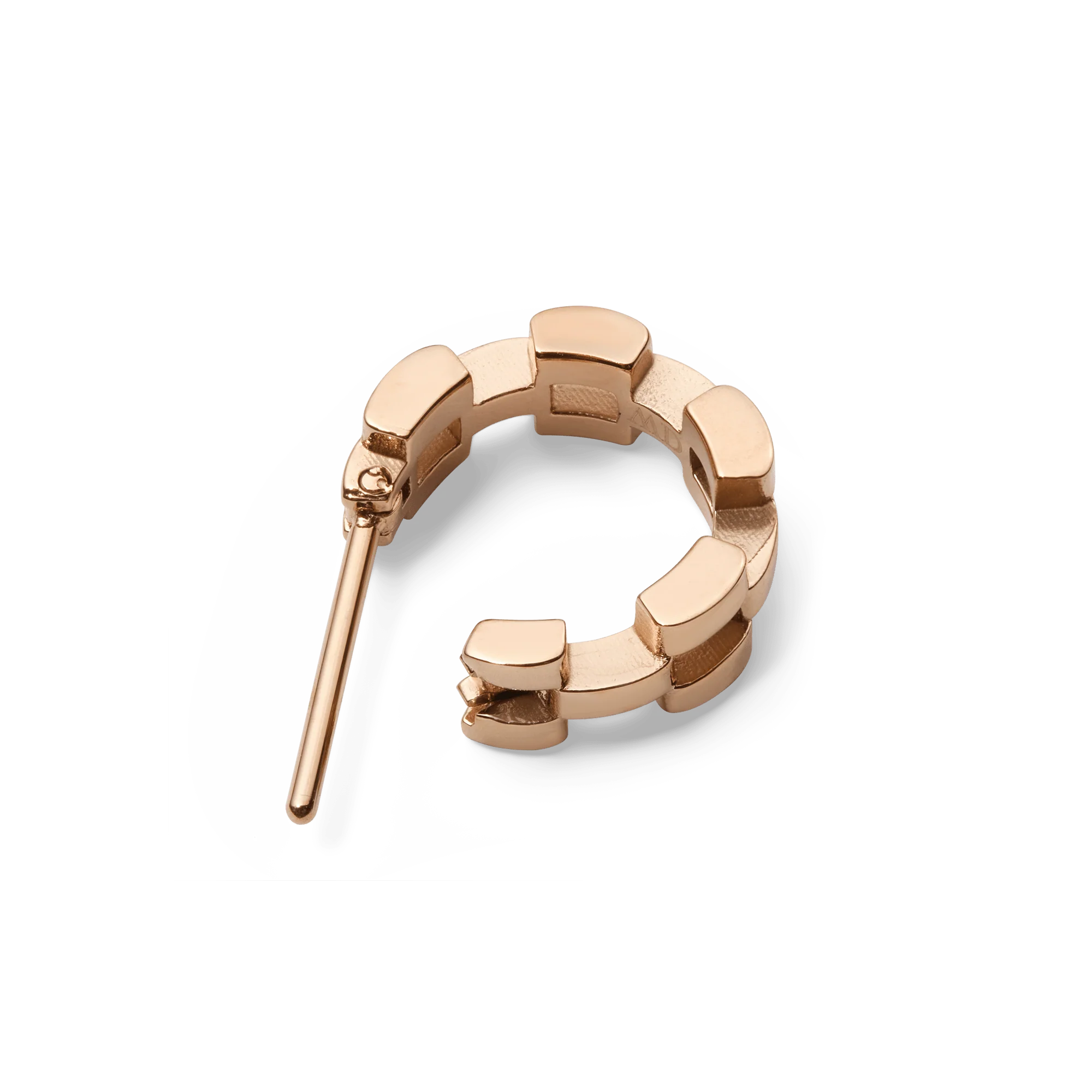 3-Link Earrings Rose Gold - Image 4