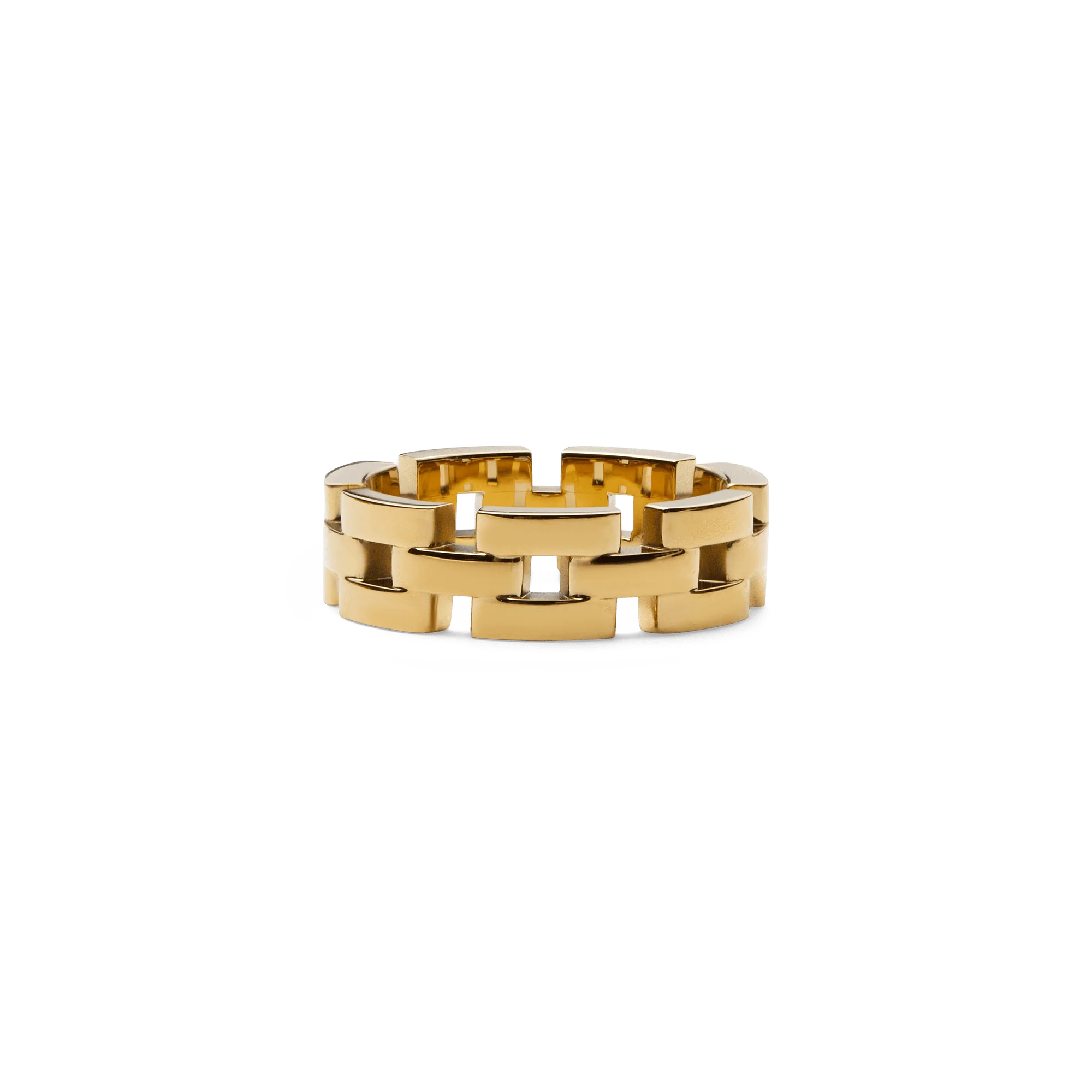3-Link Ring Gold - Image 4