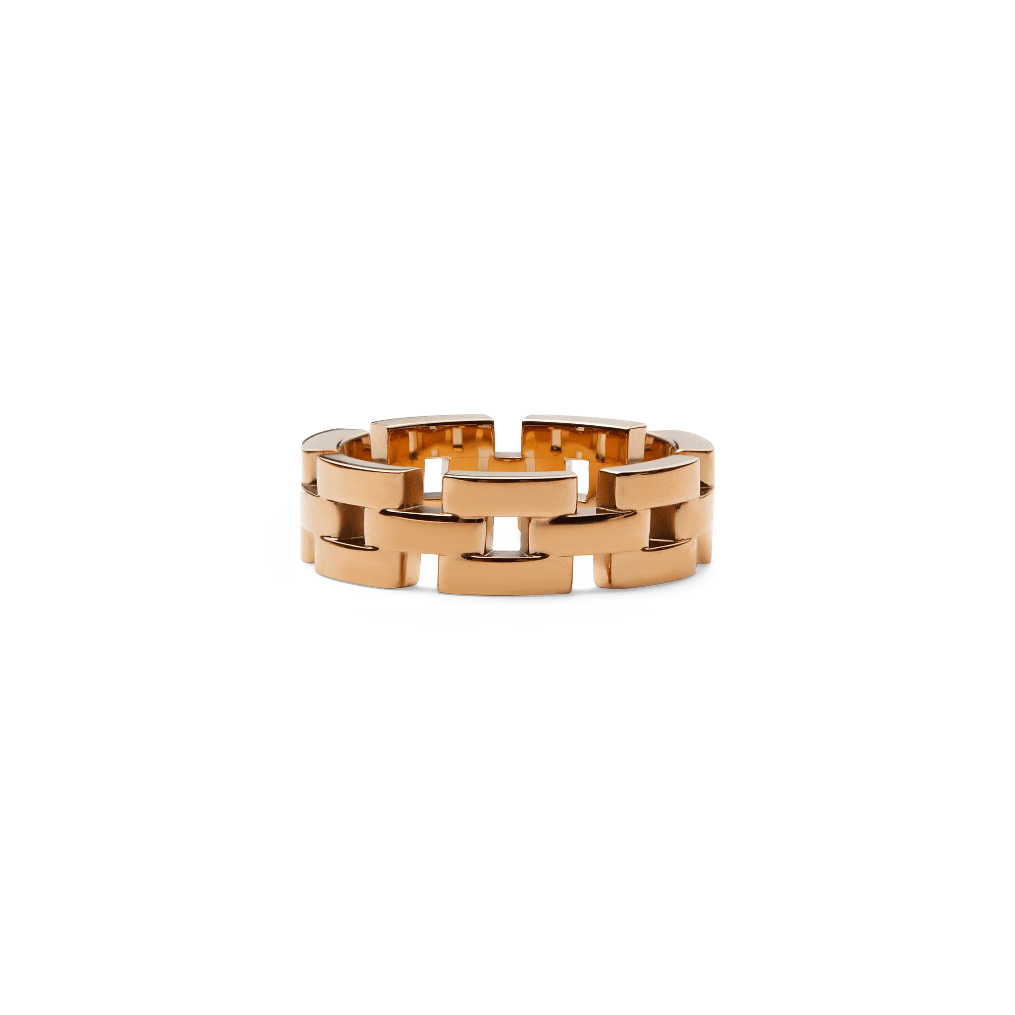 3-Link Ring Rose Gold - Image 4