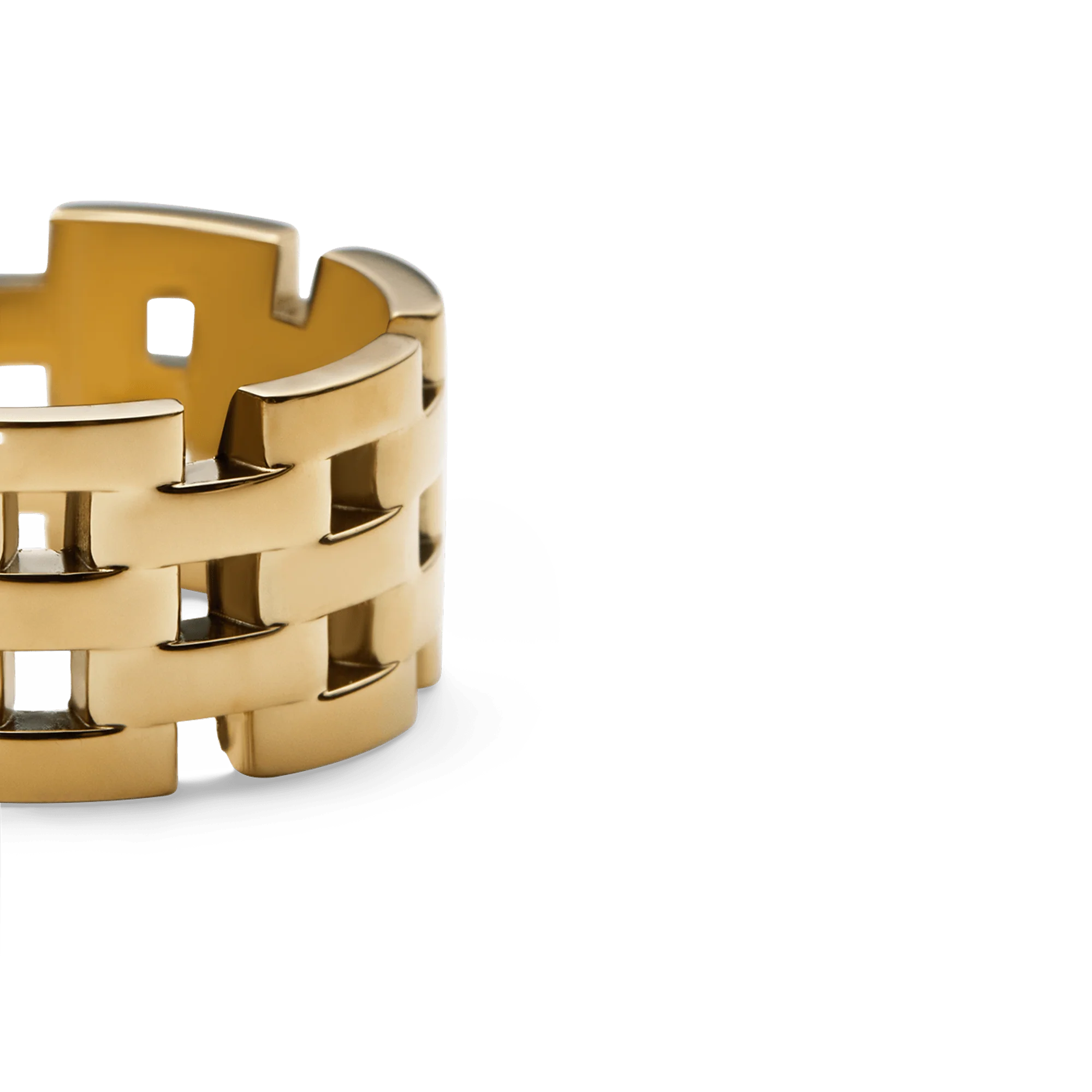 5-Link Ring Gold - Image 3