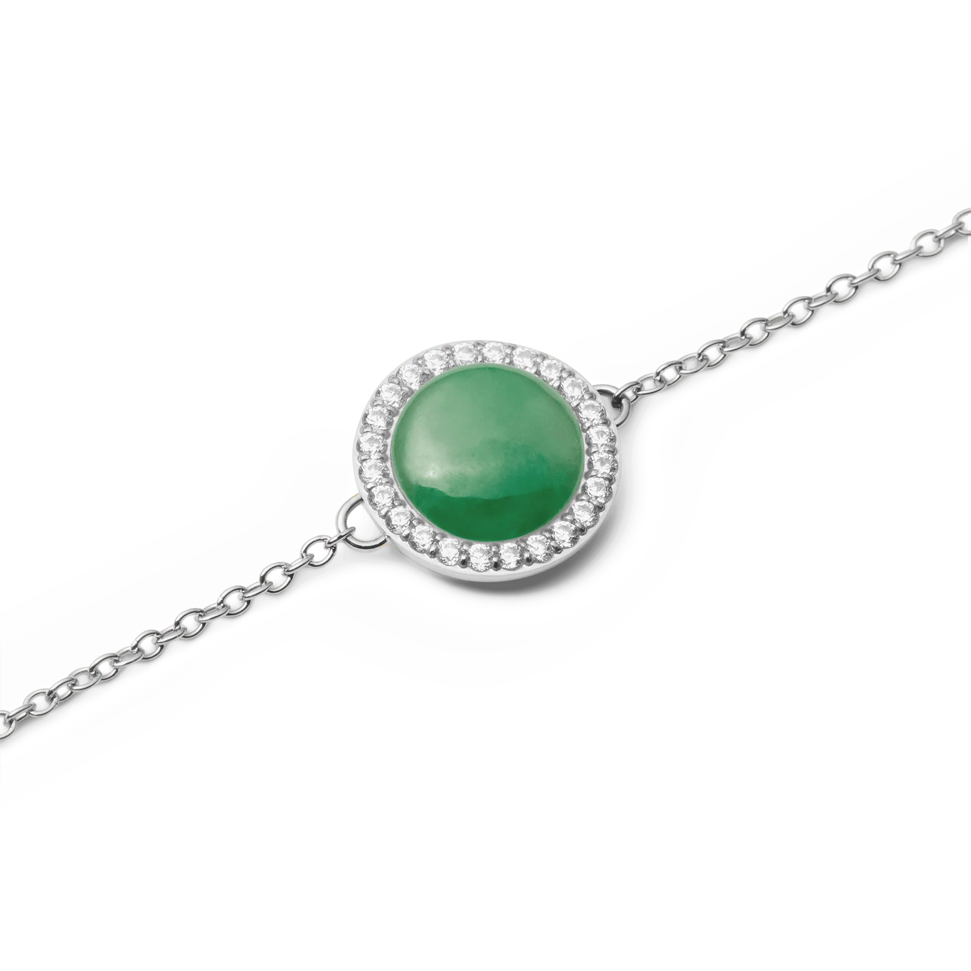 Audrey Bracelet Jade Silver - Image 3
