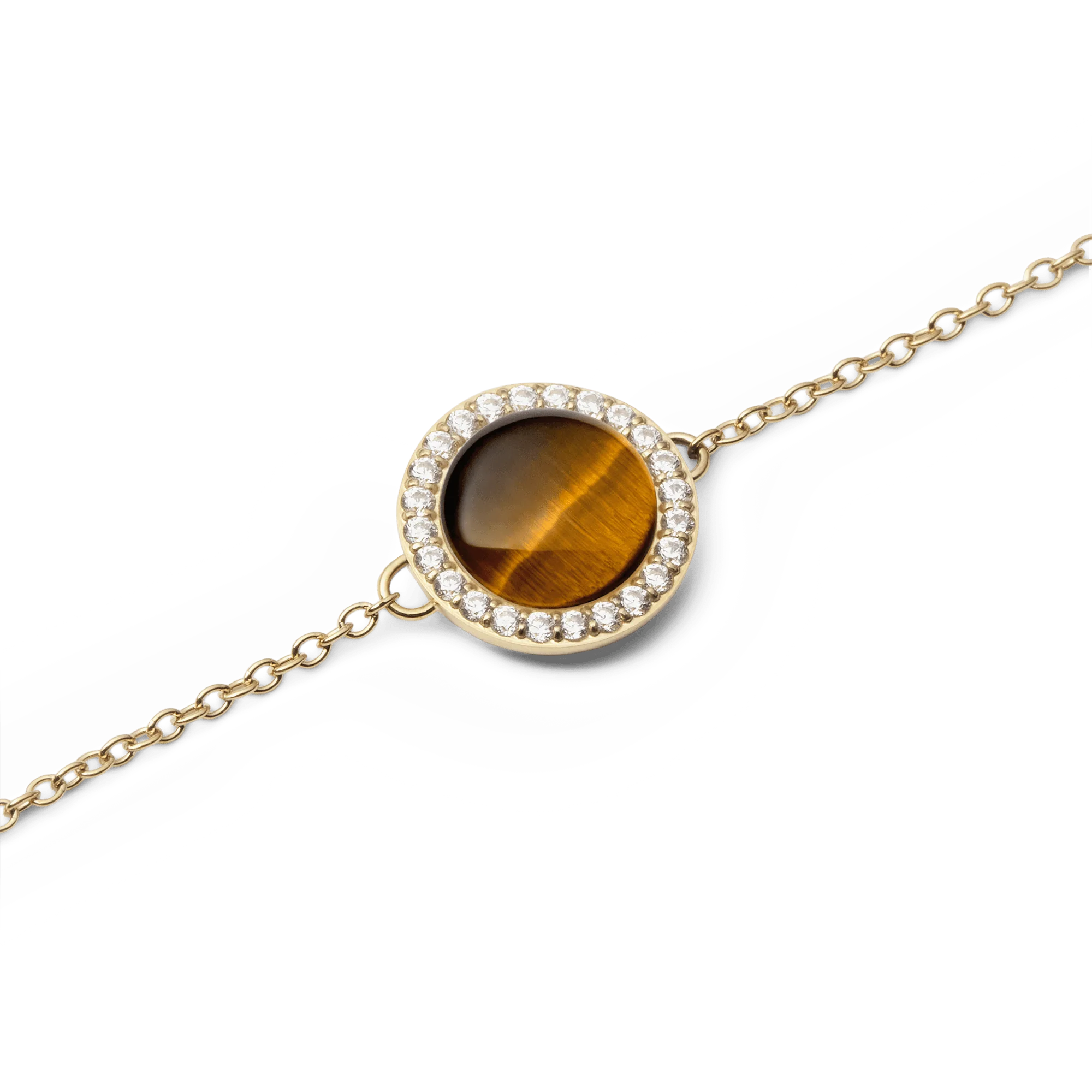 Audrey Bracelet Tiger Eye Gold - Image 3