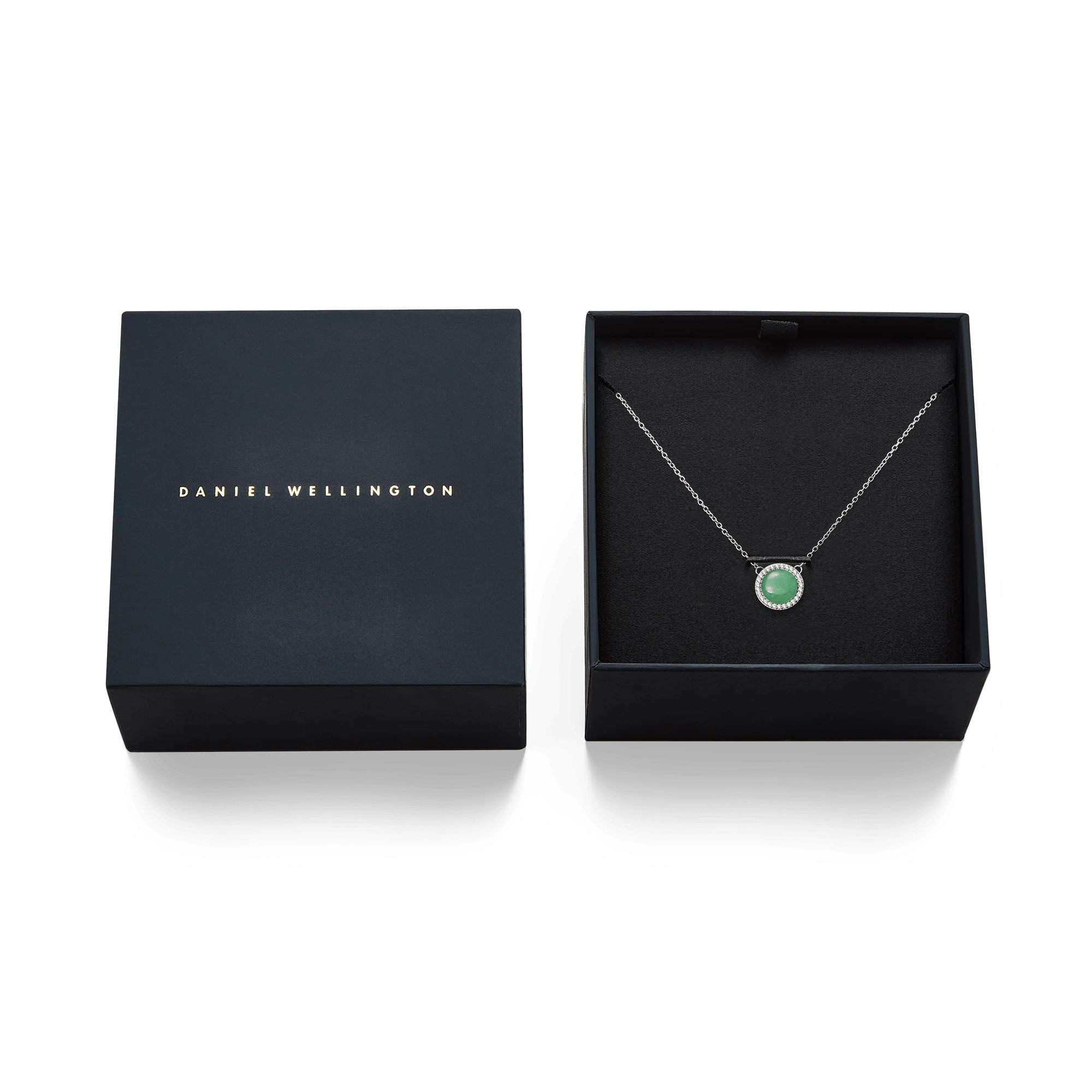 Audrey Necklace Jade Silver - Image 5
