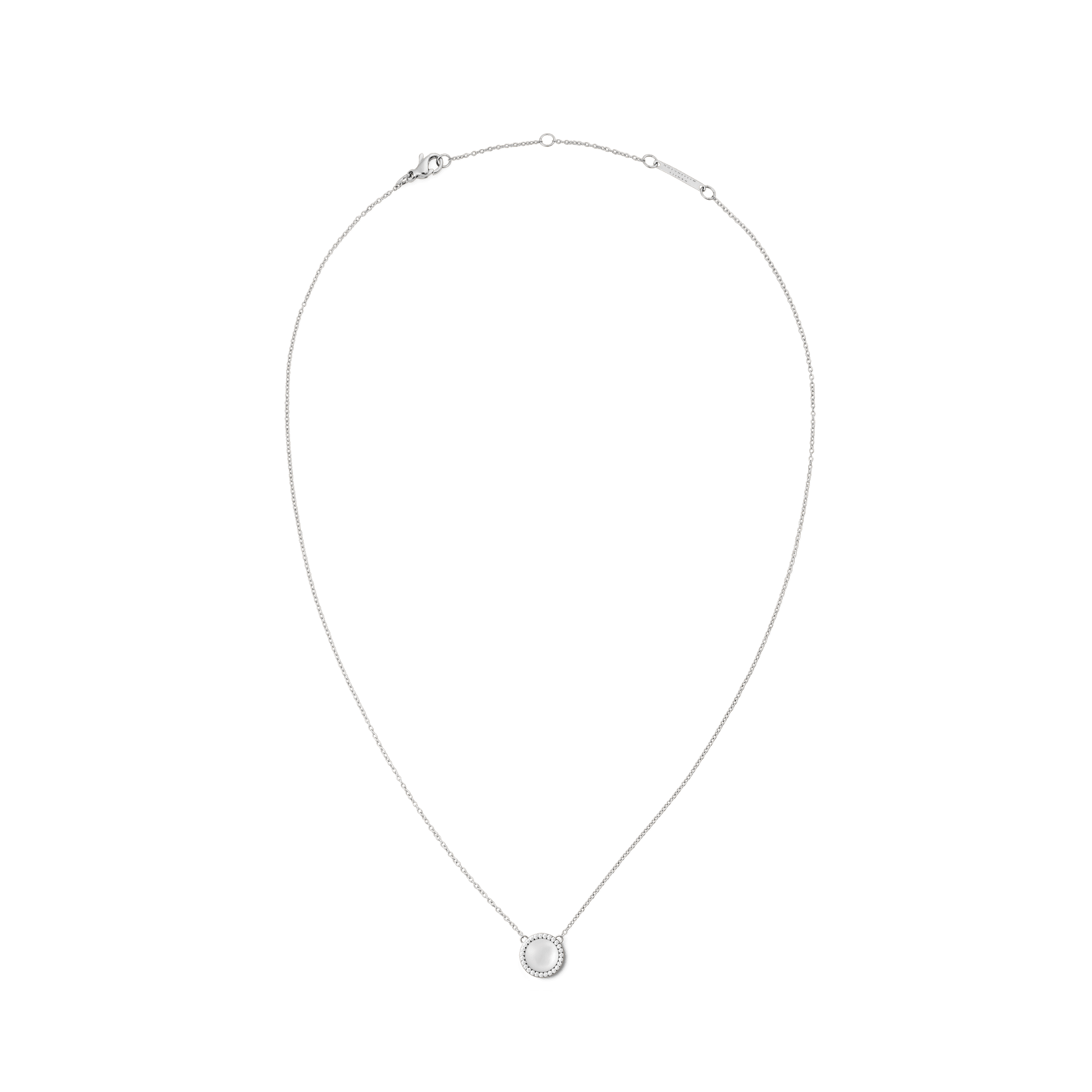Audrey Necklace Mother of Pearl Silver - Image 3