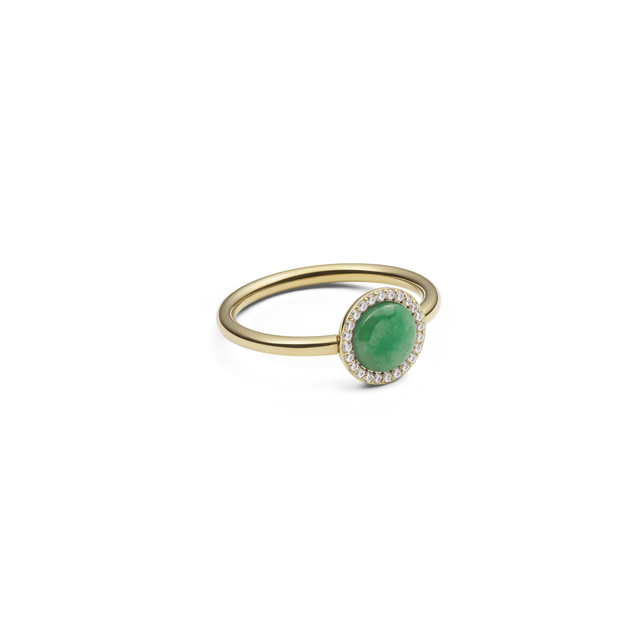 Audrey Ring Jade Gold - Image 3