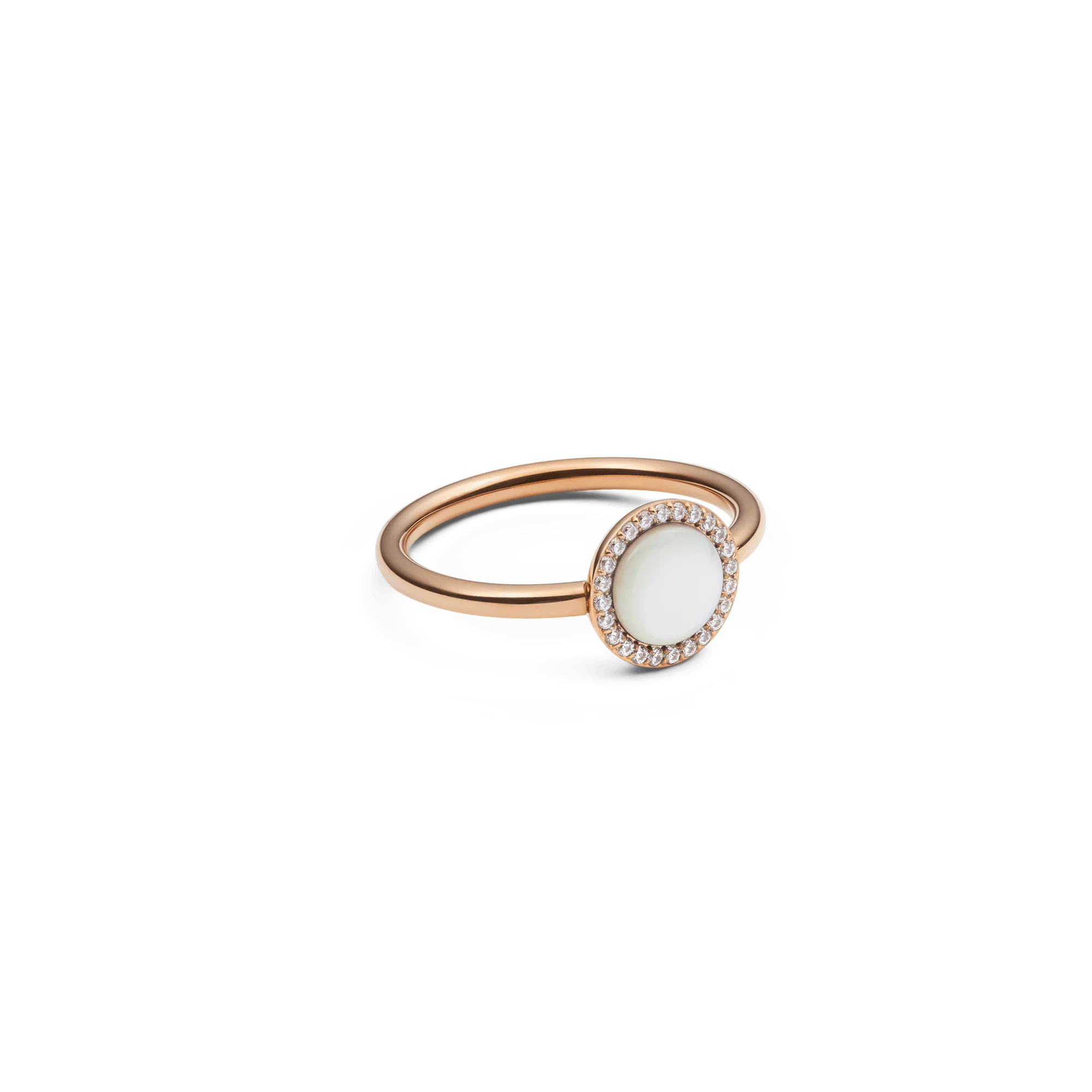 Audrey Ring  Mother of Pearl Rose Gold - Image 3