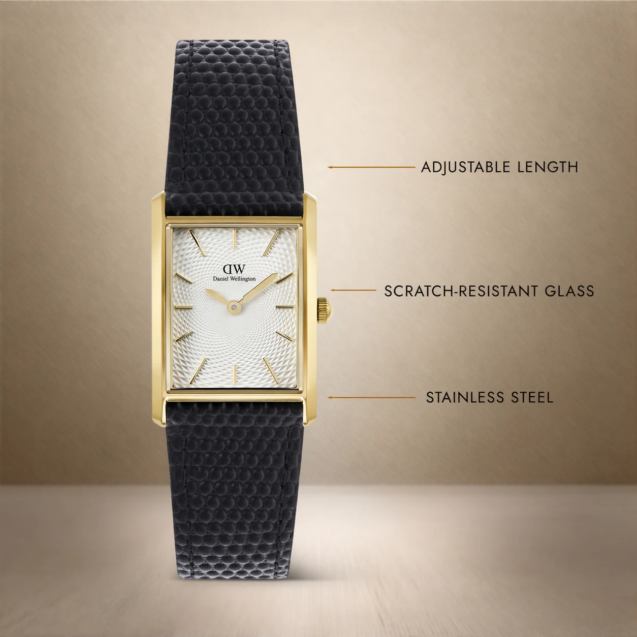 Bound Black Lizard Guilloché Gold - Image 3