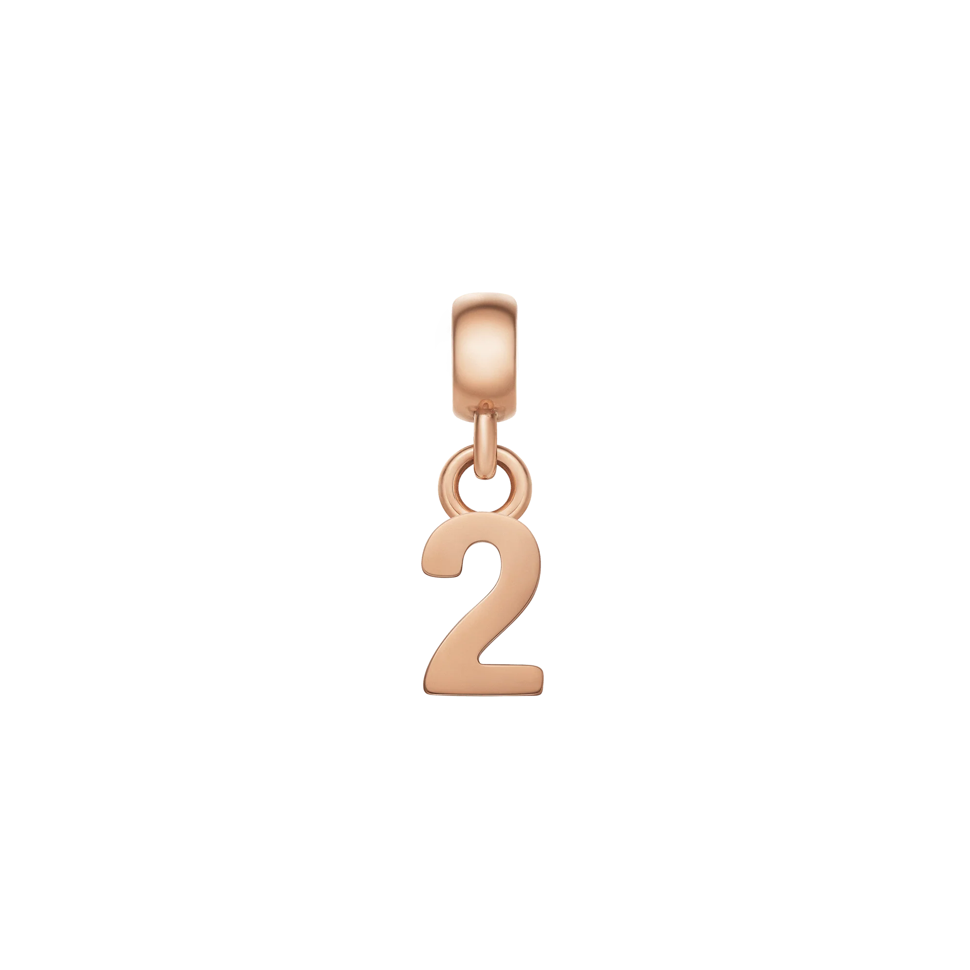 Number Charm Rose Gold - Image 3