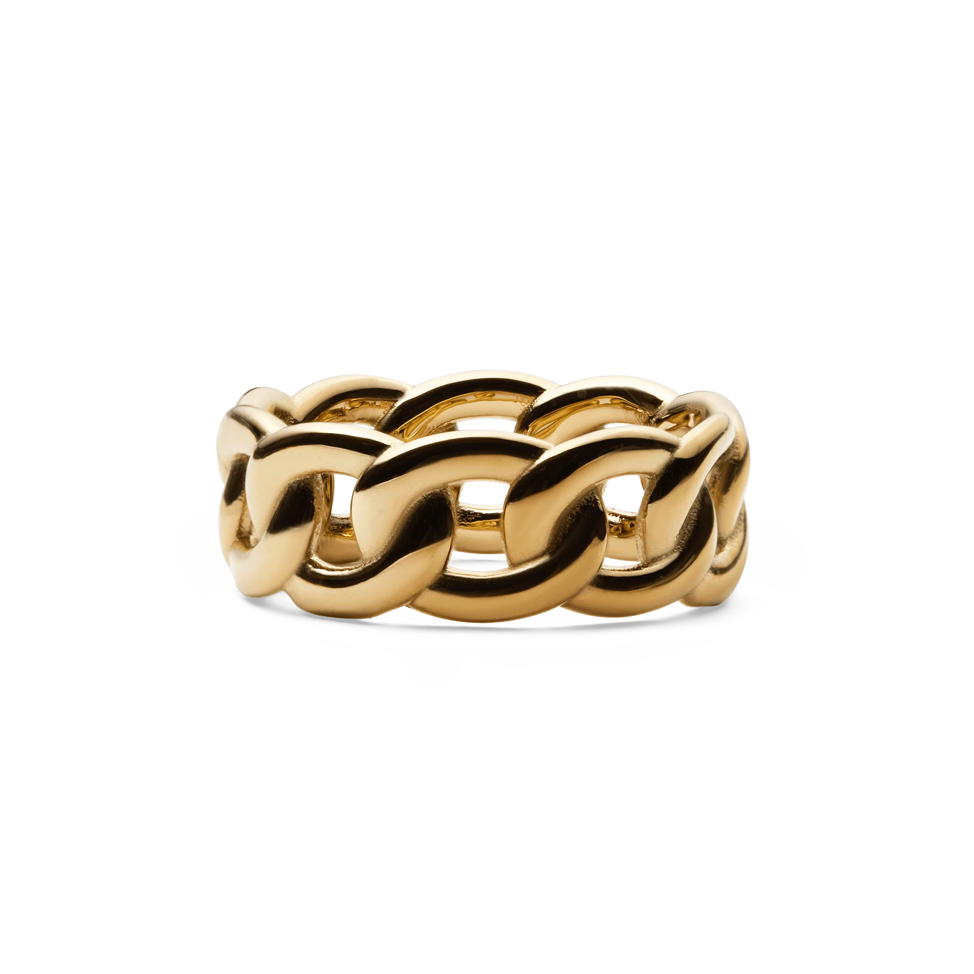 Chunky Chain Ring Gold - Image 2