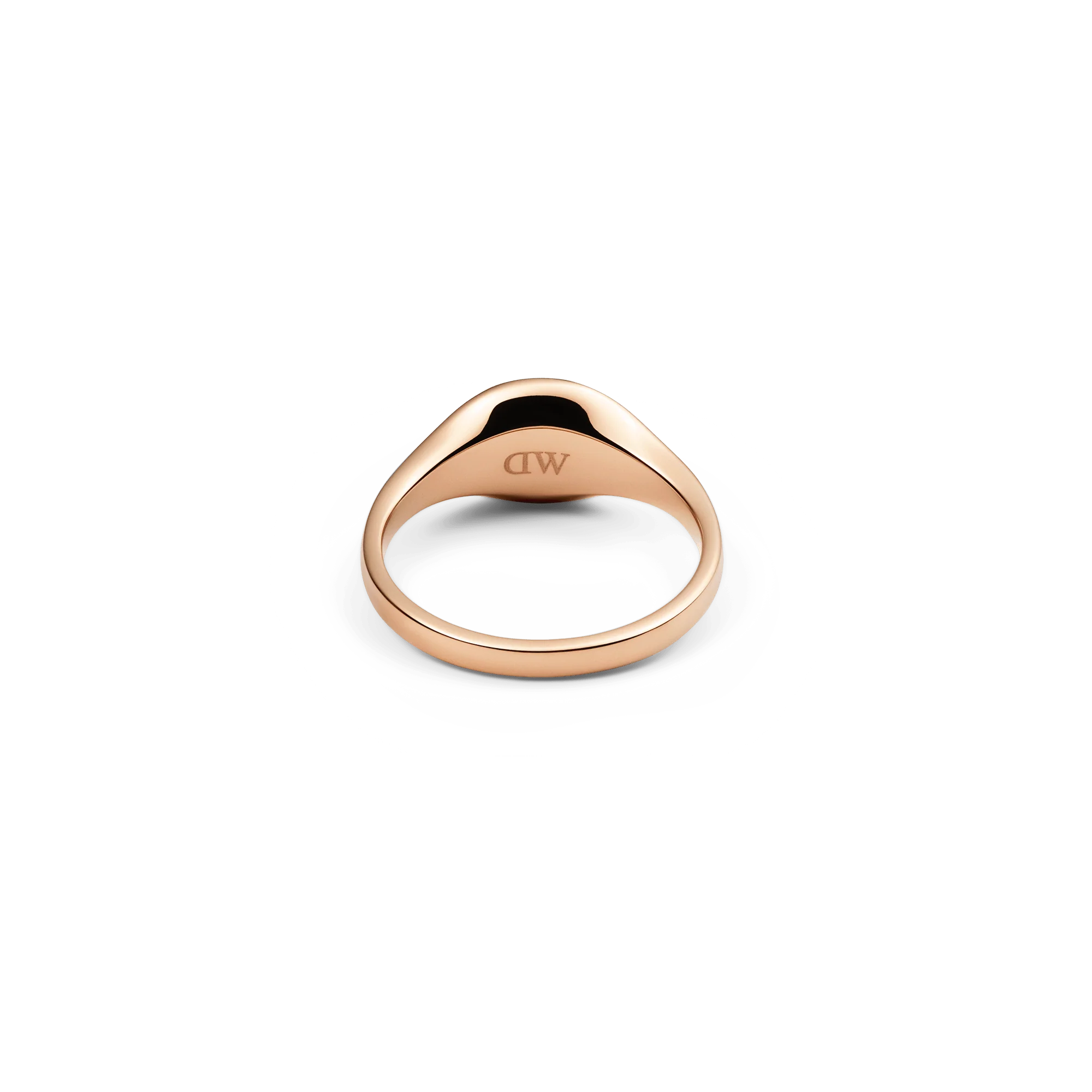 Classic Mini Signet Ring Rose Gold - Image 4