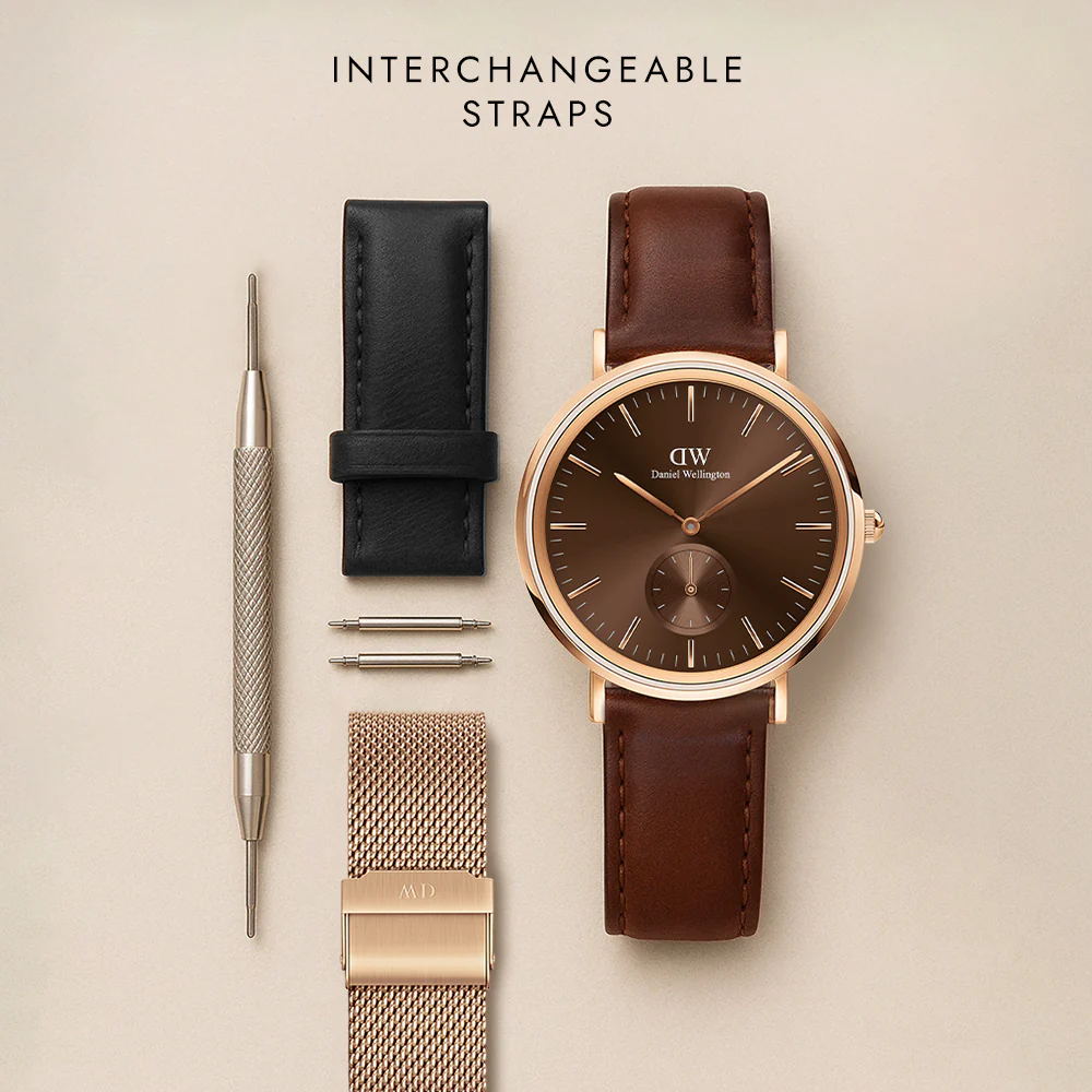 Classic Multi-Eye St Mawes Amber Rose Gold - Image 4