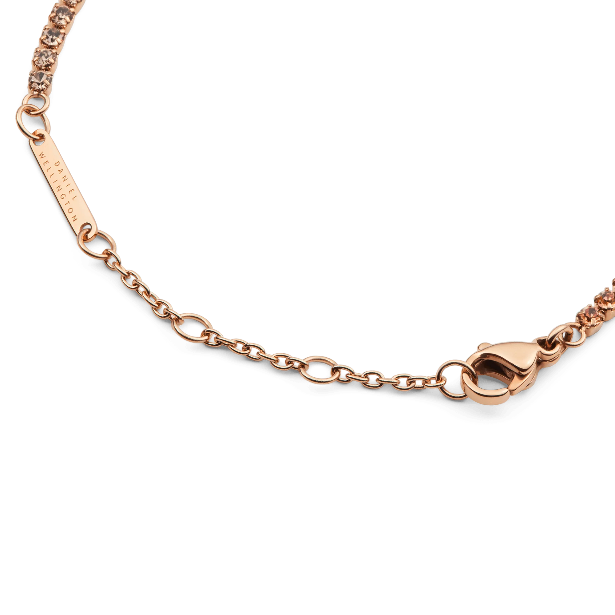 Classic Tennis Bracelet Apricot Rose Gold - Image 4