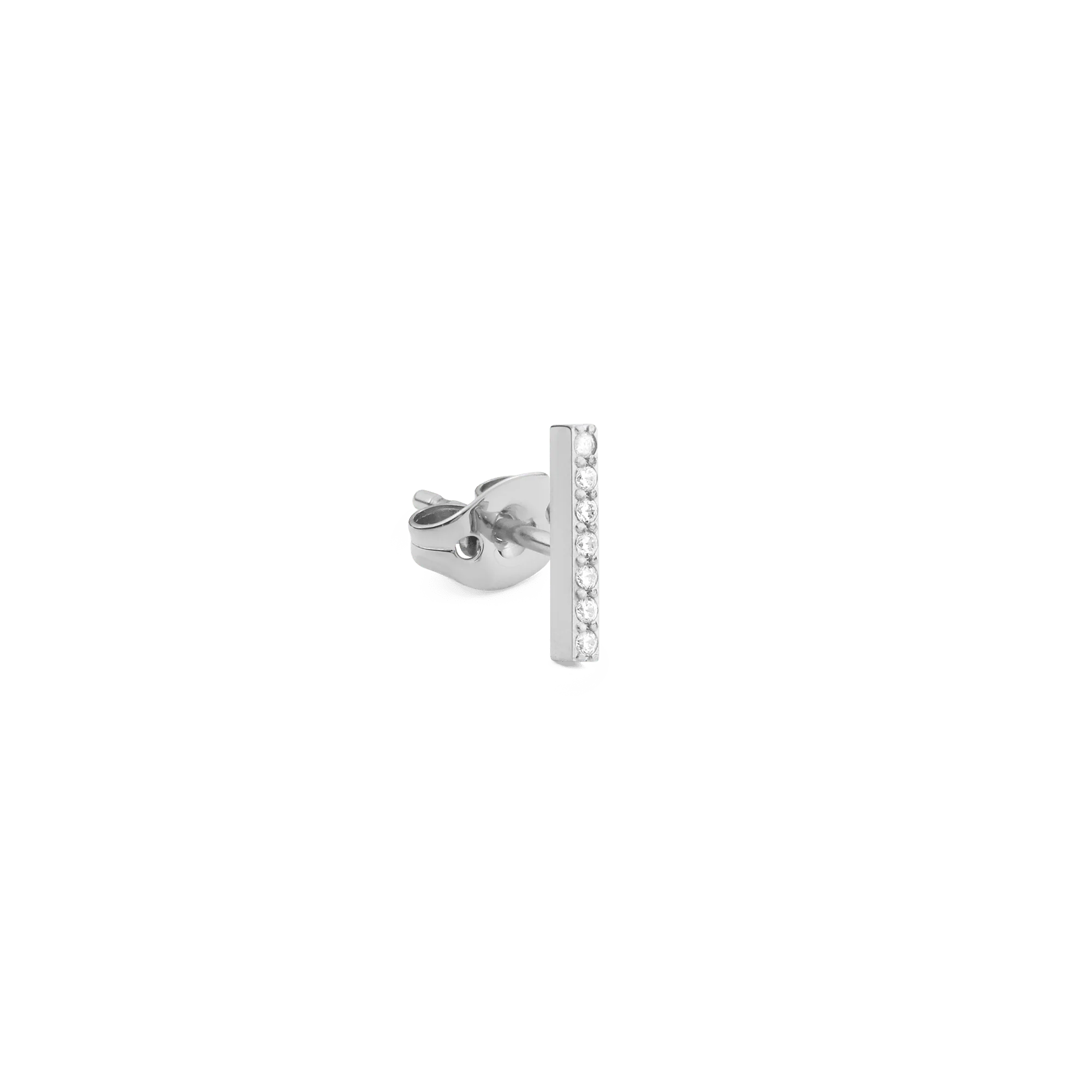 Crystal Bar Stud Silver - Image 3