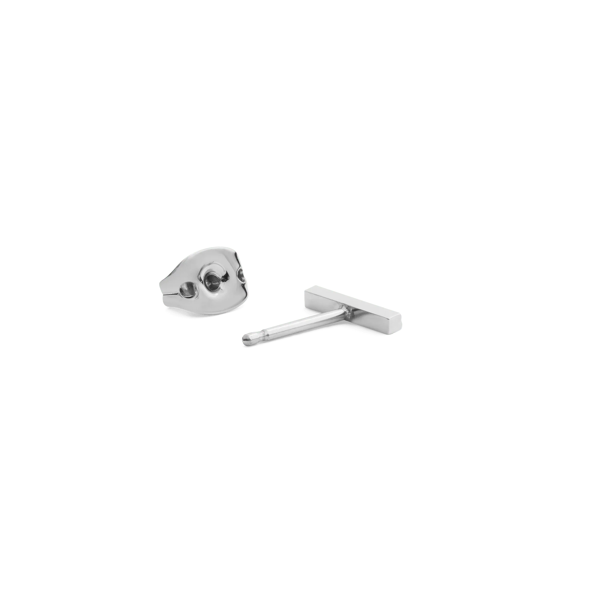 Crystal Bar Stud Silver - Image 4