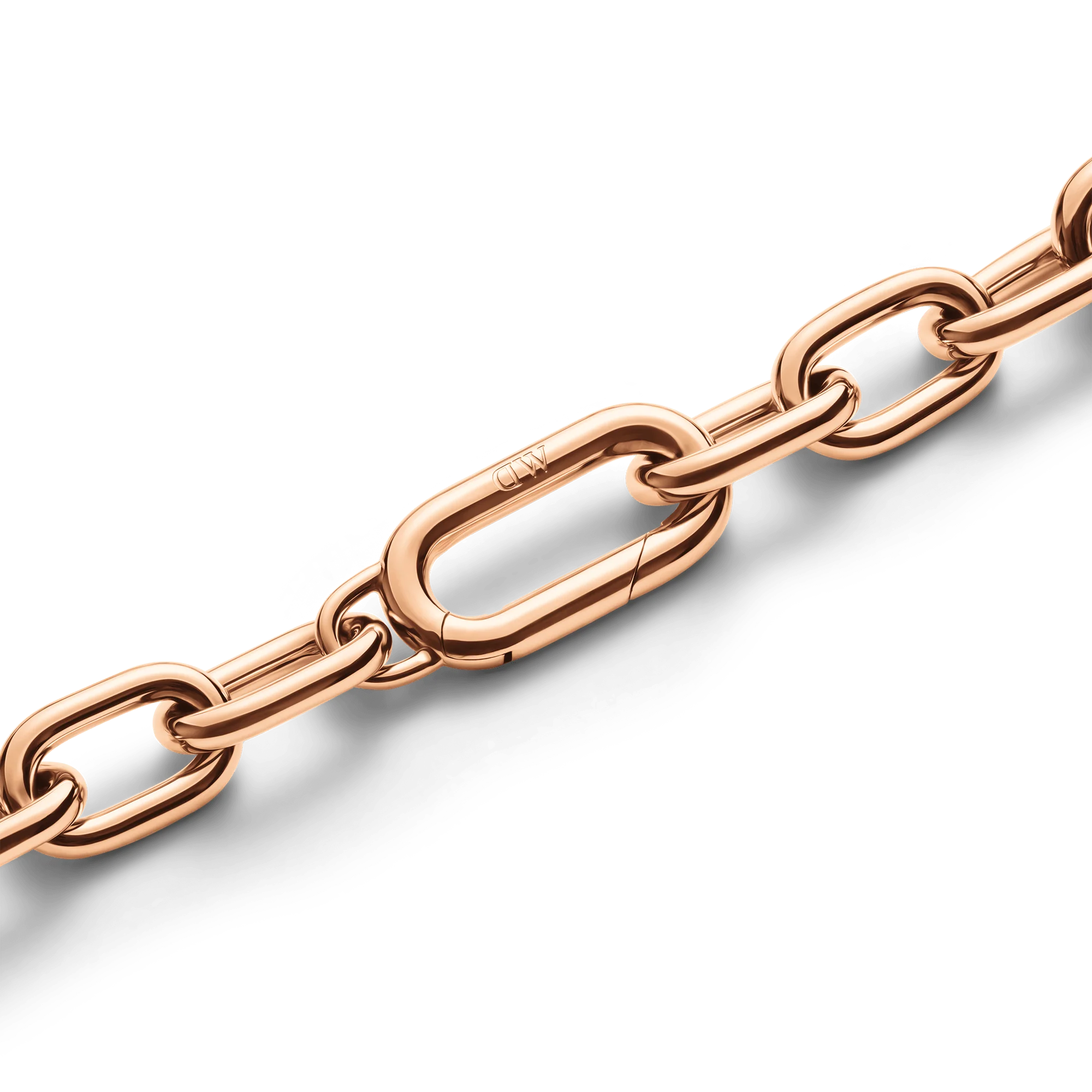 Crystal Link Bracelet Rose Gold - Image 4