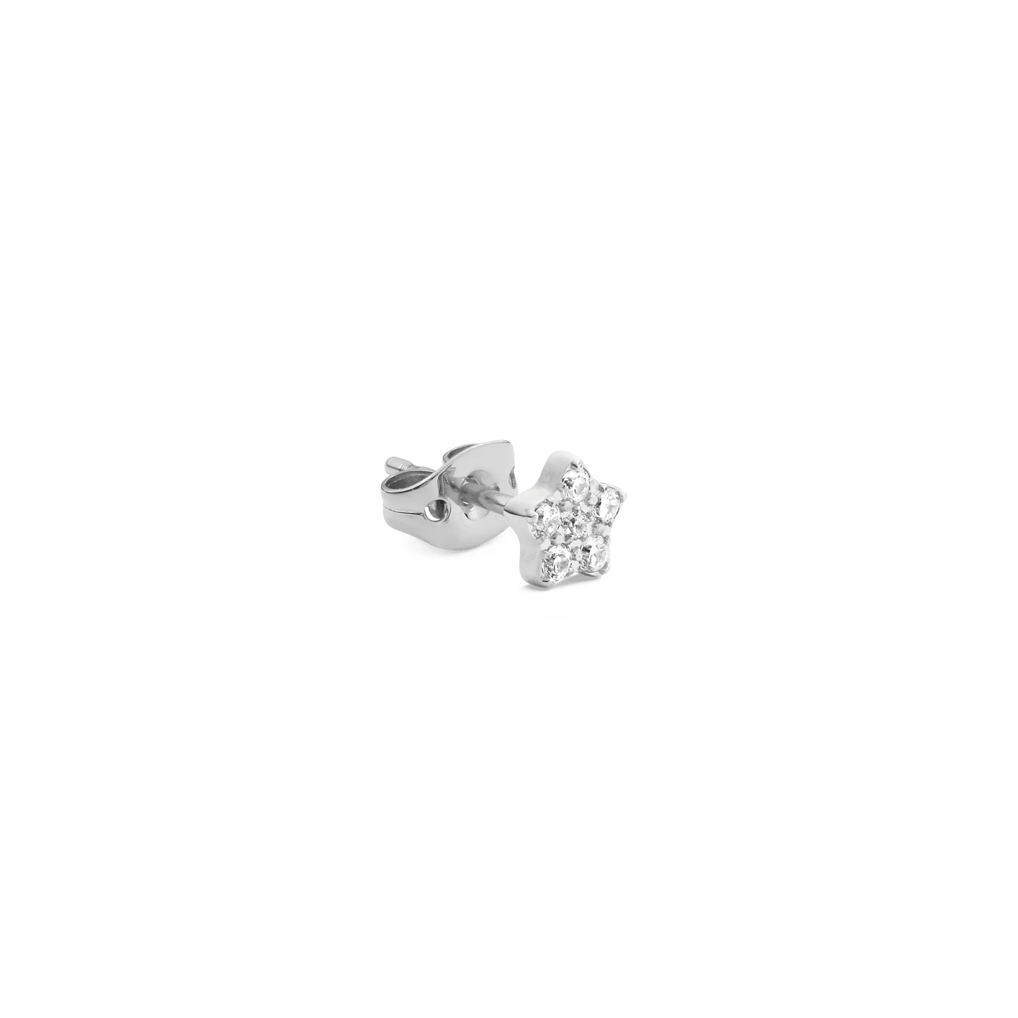 Crystal Star Stud Silver - Image 3