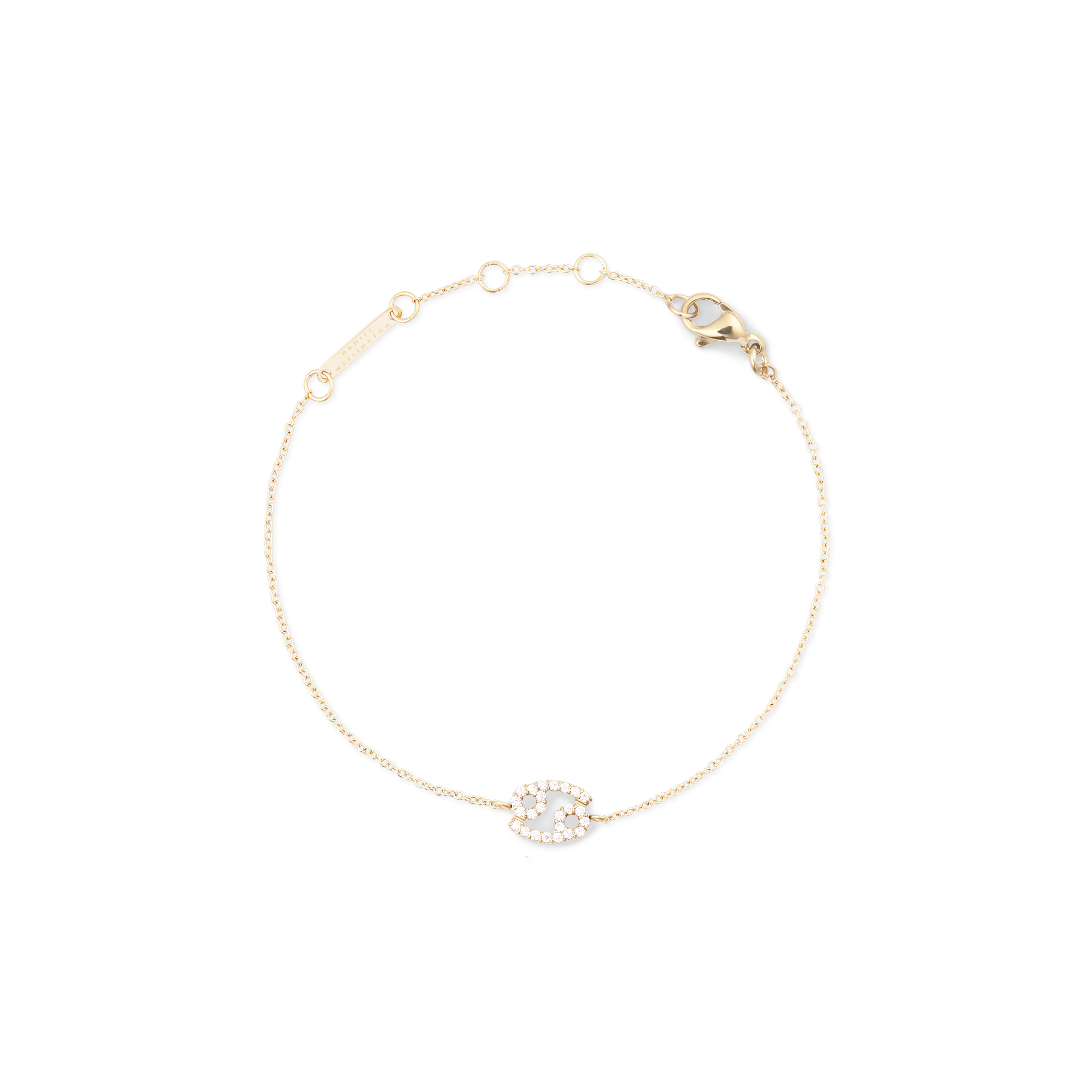 Crystal Zodiac Chain Bracelet Gold - Image 34