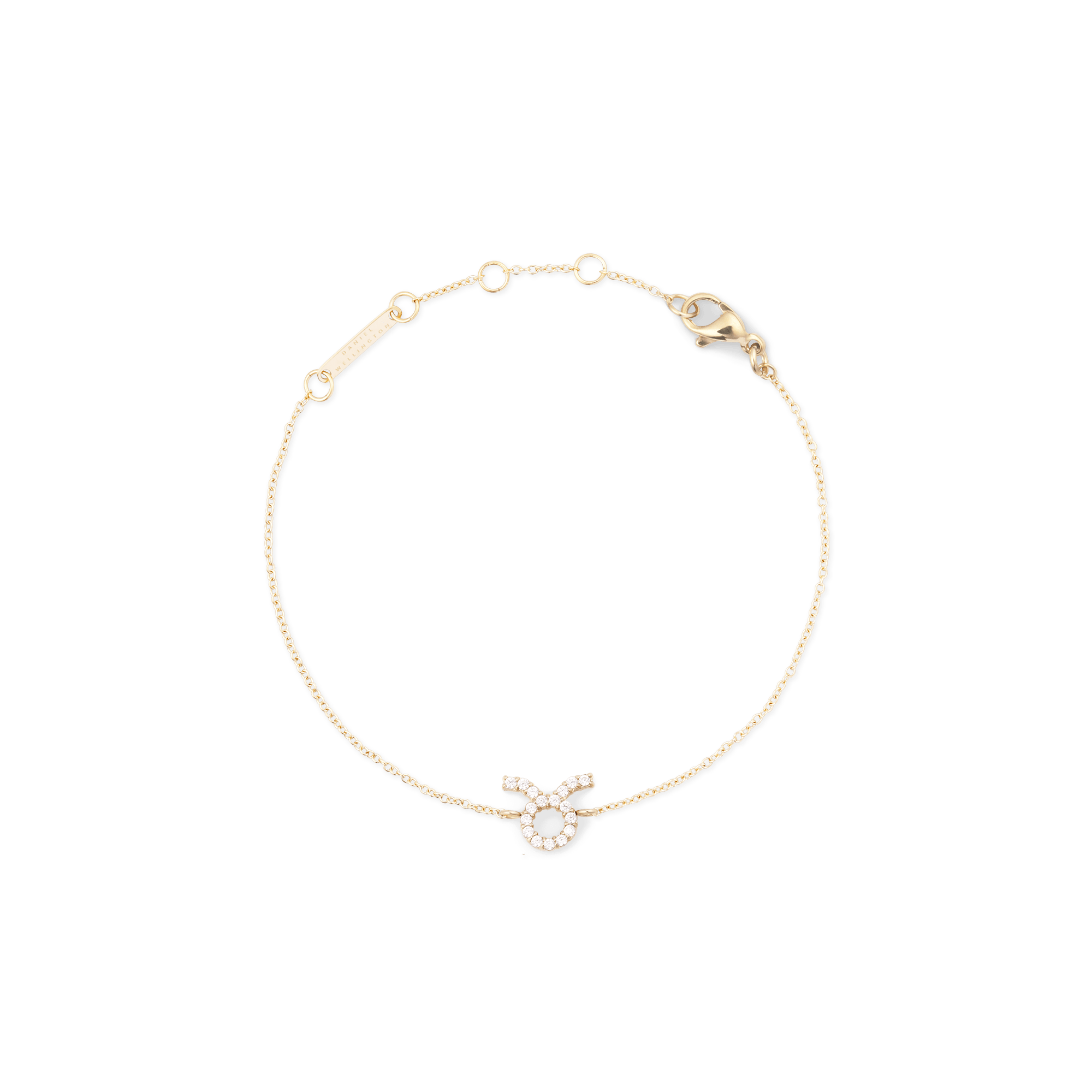 Crystal Zodiac Chain Bracelet Gold - Image 40