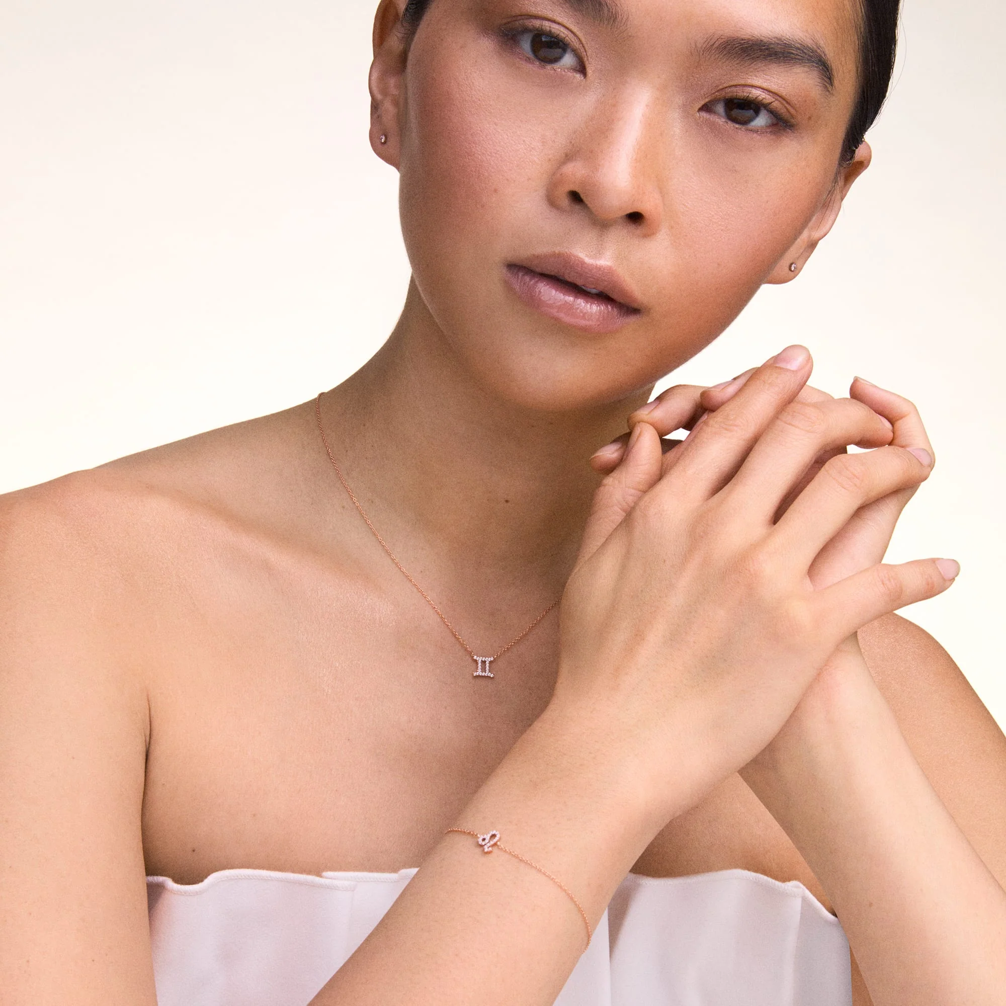 Crystal Zodiac Chain Bracelet Silver - Image 30