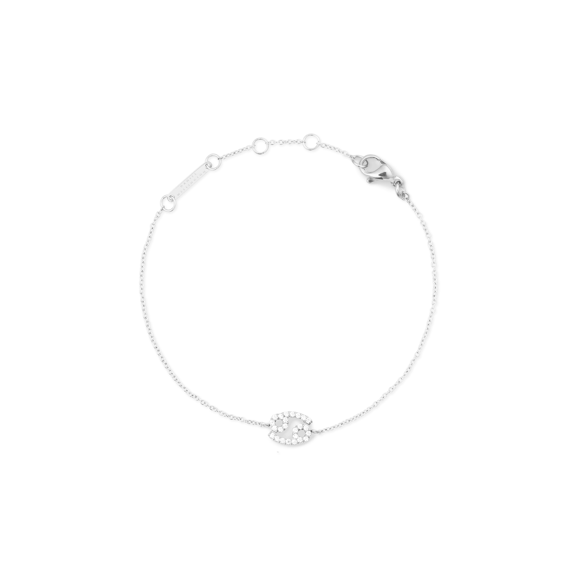 Crystal Zodiac Chain Bracelet Silver - Image 33
