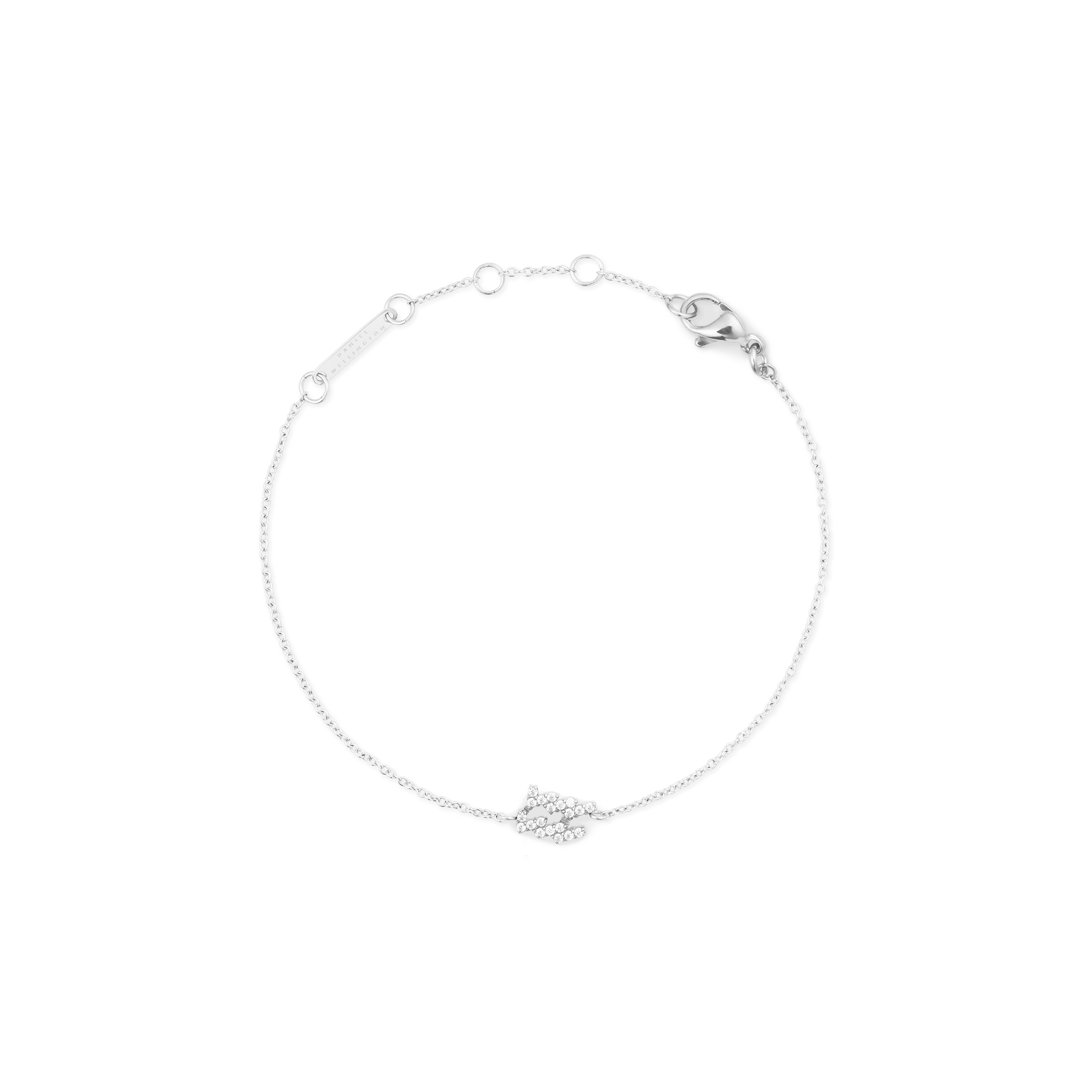 Crystal Zodiac Chain Bracelet Silver - Image 6