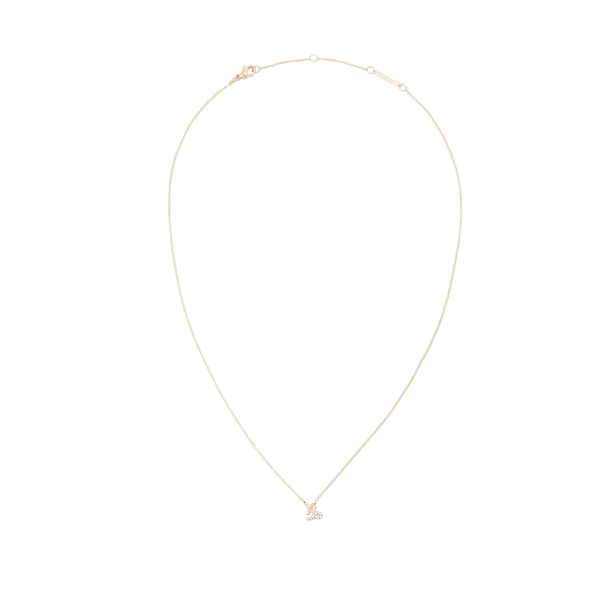 Crystal Zodiac Chain Necklace Gold - Image 12