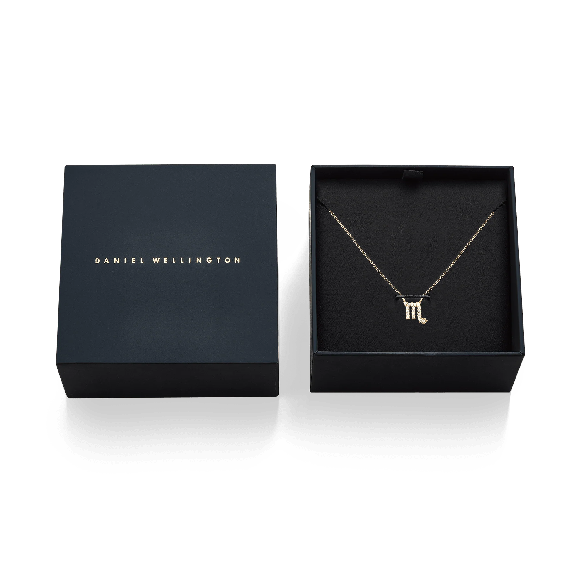 Crystal Zodiac Chain Necklace Gold - Image 20