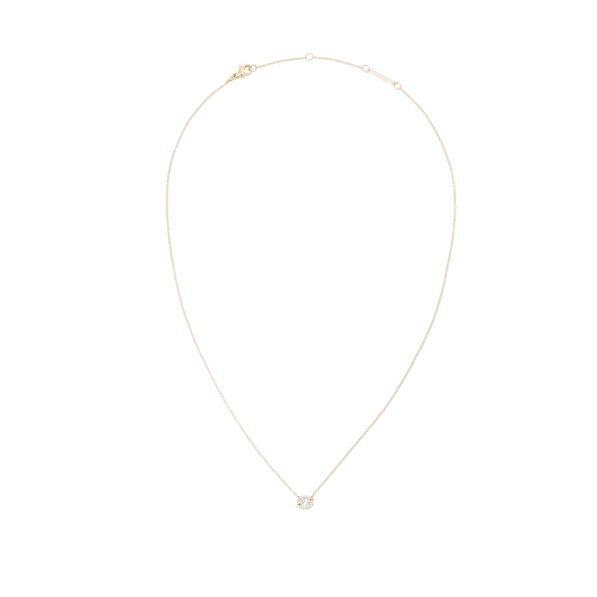 Crystal Zodiac Chain Necklace Gold - Image 35