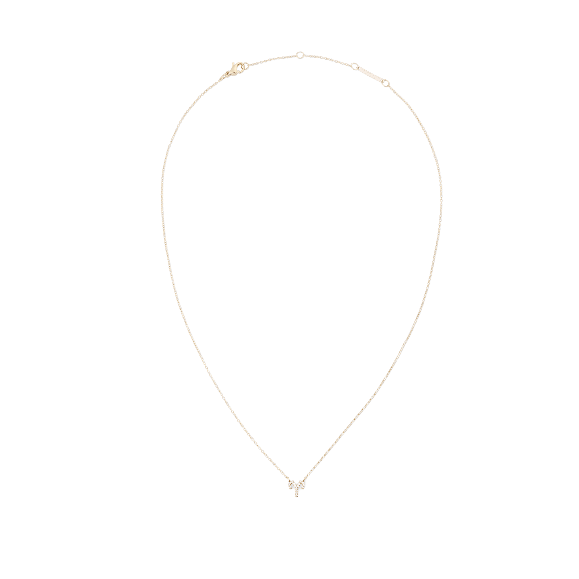 Crystal Zodiac Chain Necklace Gold - Image 47