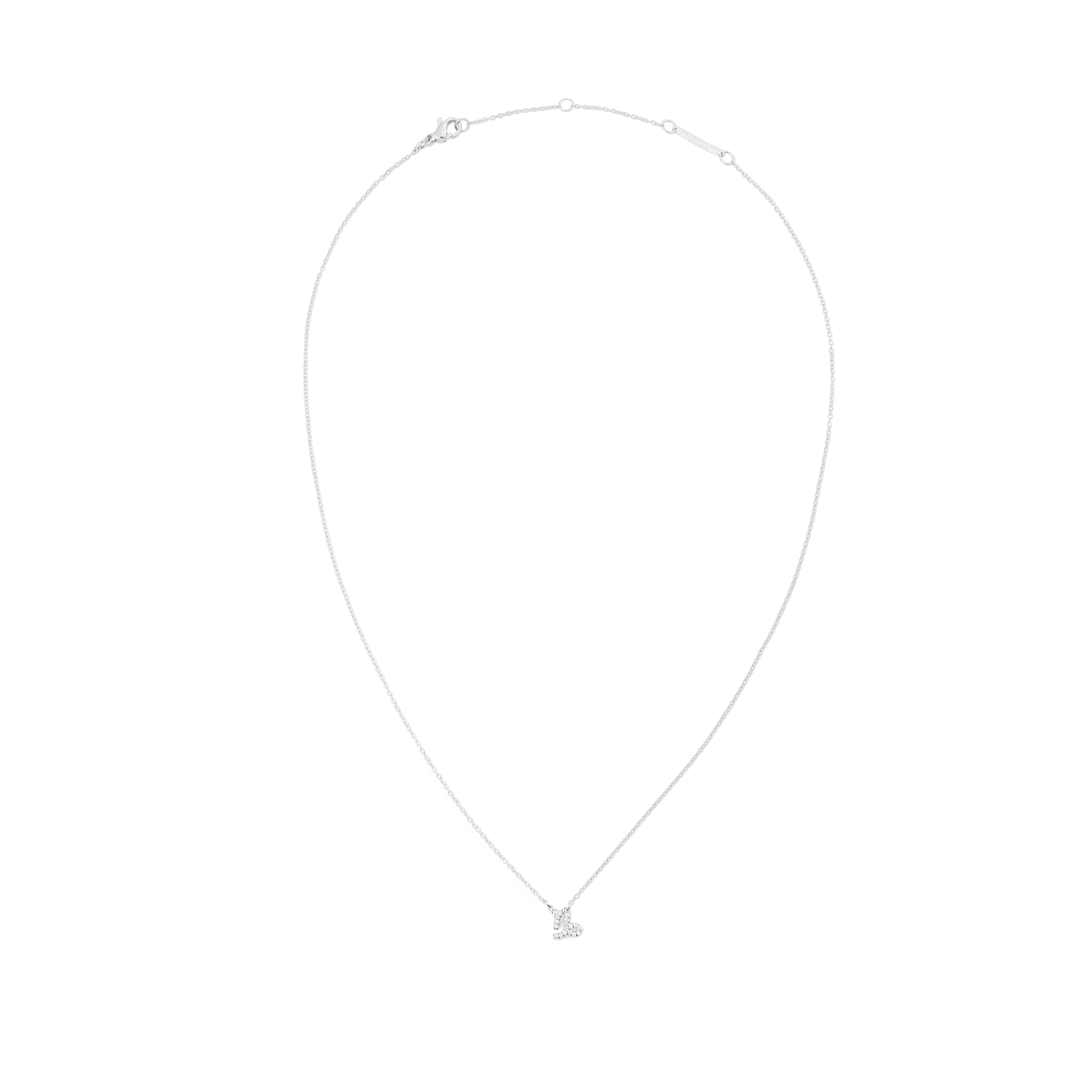Crystal Zodiac Chain Necklace Silver - Image 12