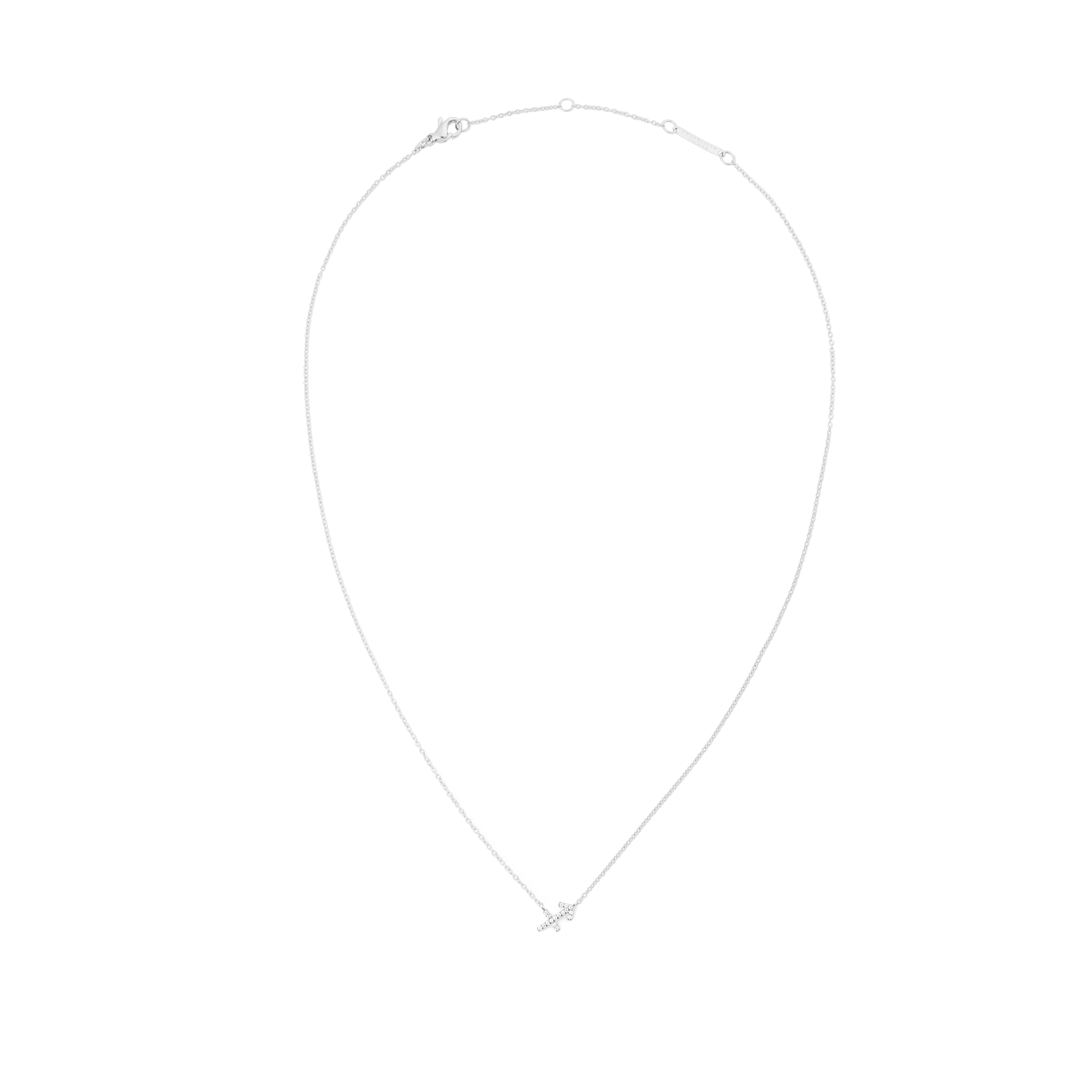 Crystal Zodiac Chain Necklace Silver - Image 16