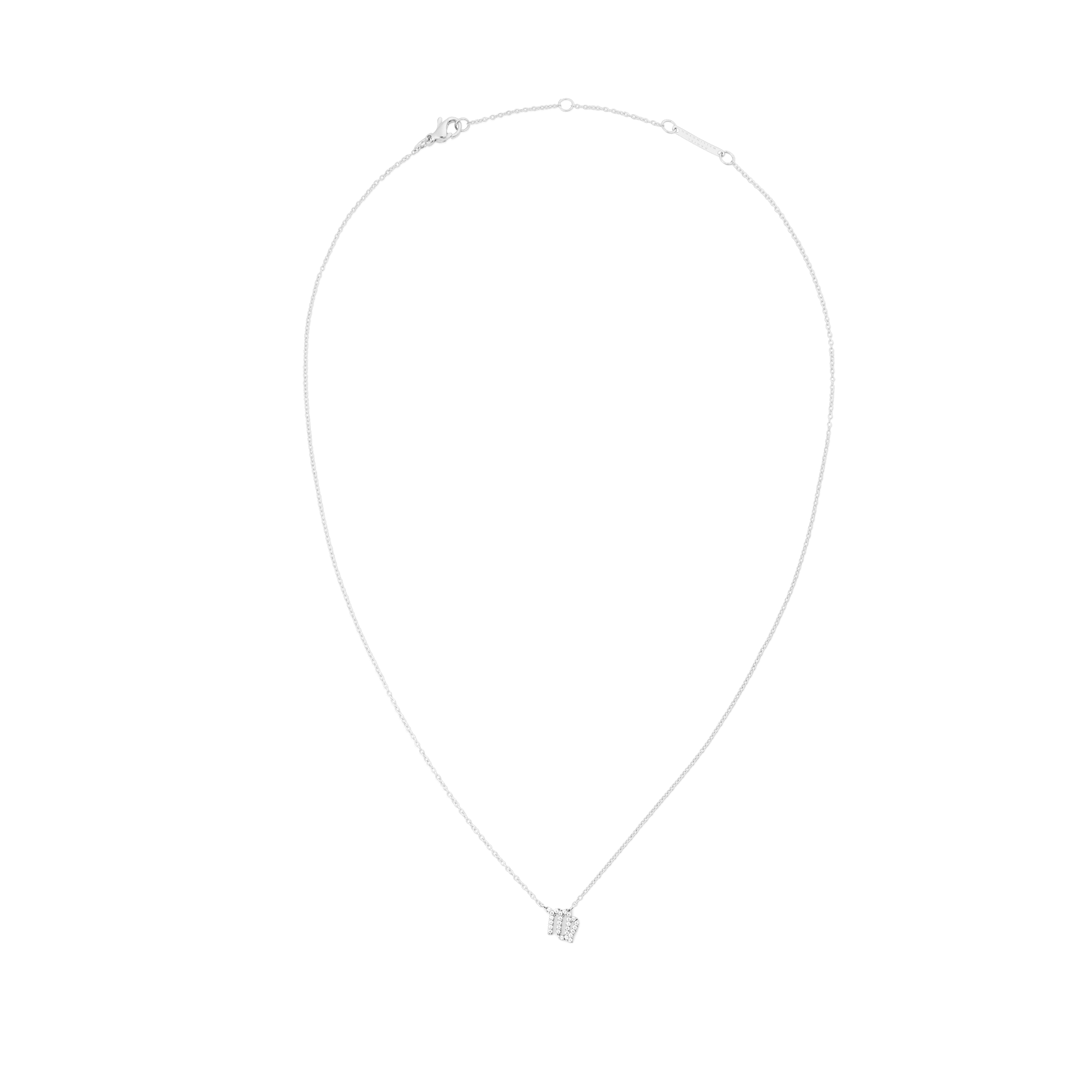 Crystal Zodiac Chain Necklace Silver - Image 28