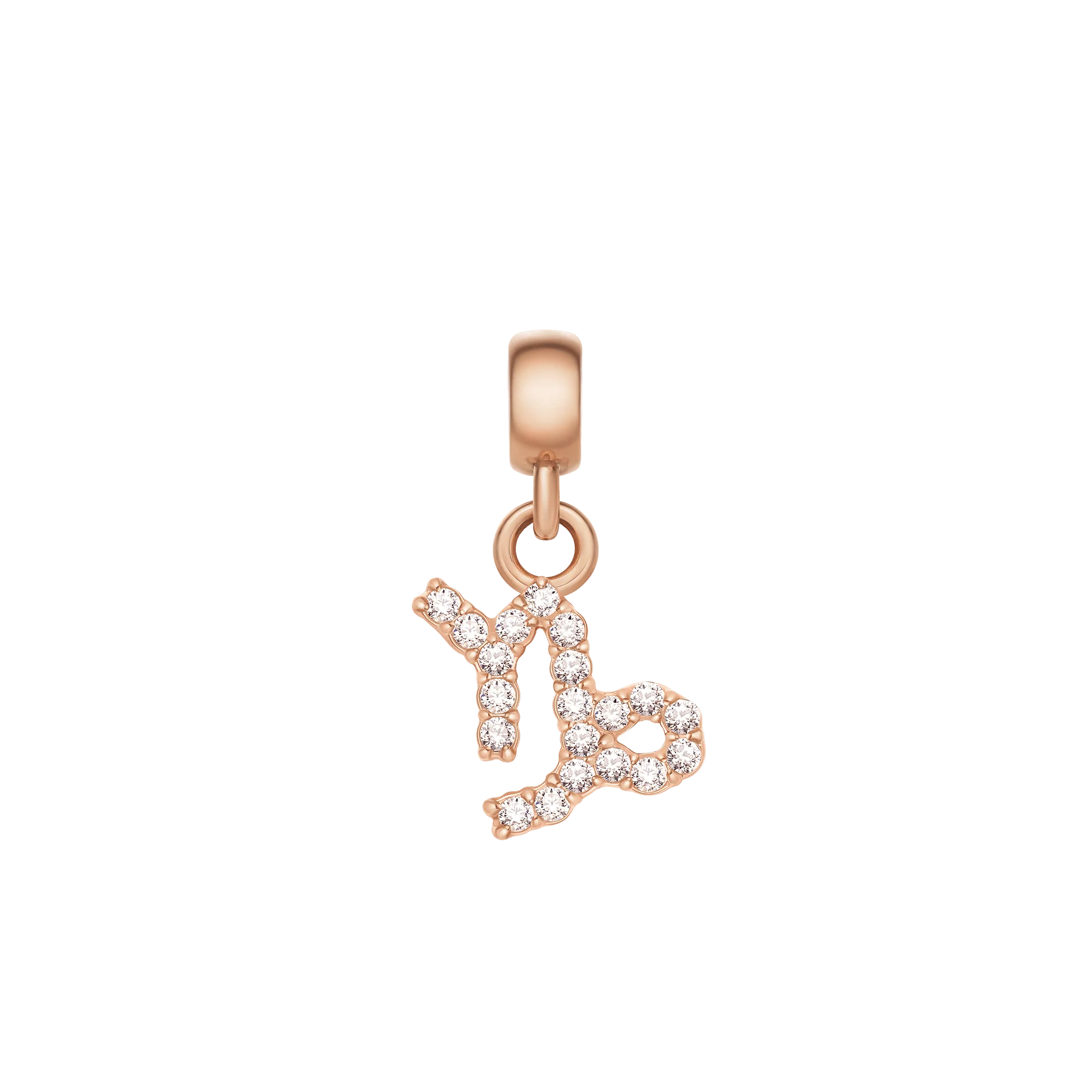 Crystal Zodiac Charm Rose Gold - Image 6
