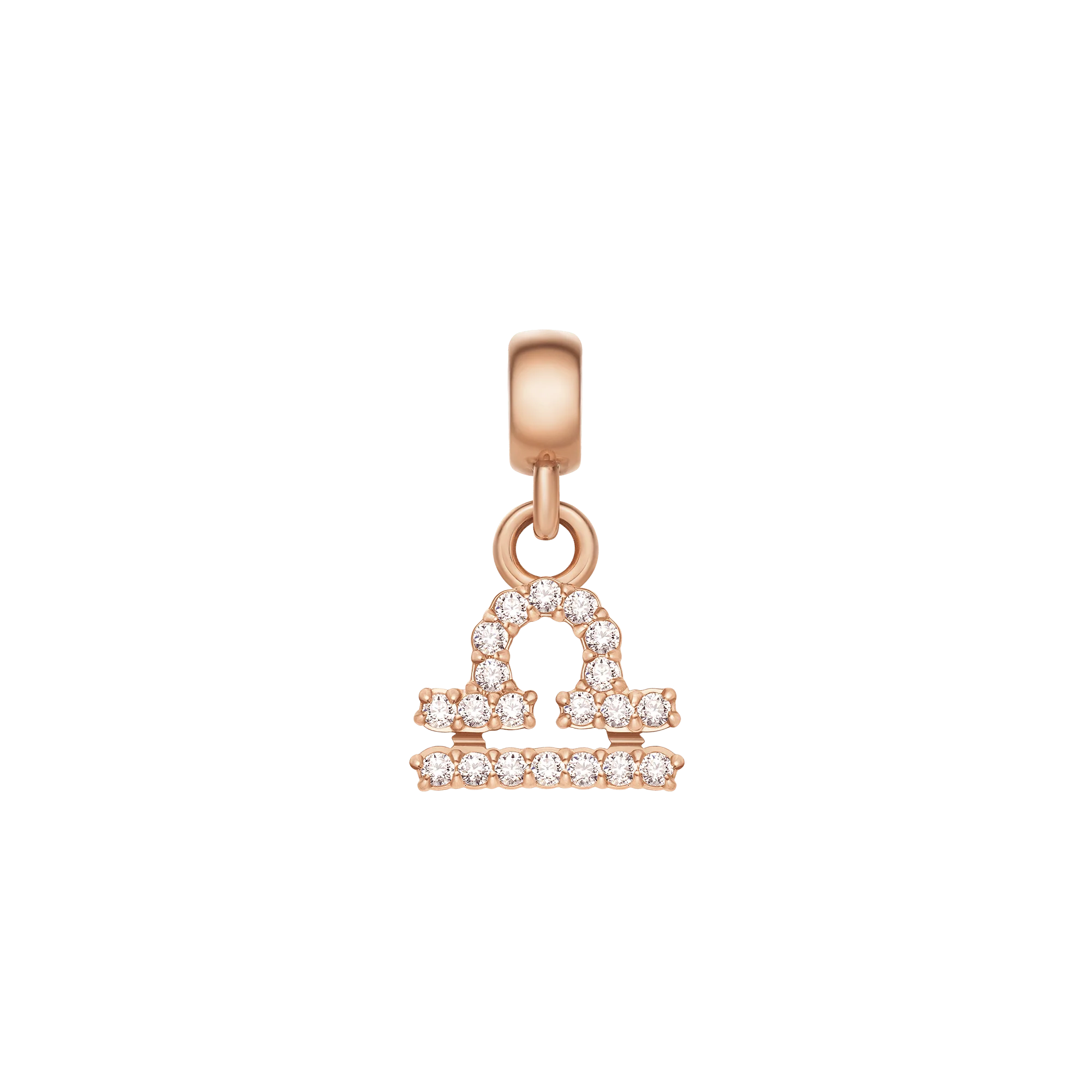 Crystal Zodiac Charm Rose Gold - Image 8