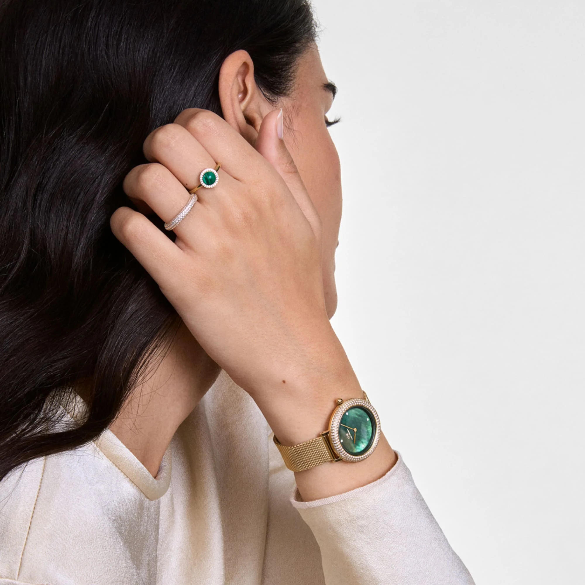 Crystalline Bezel Evergold Green - Image 2