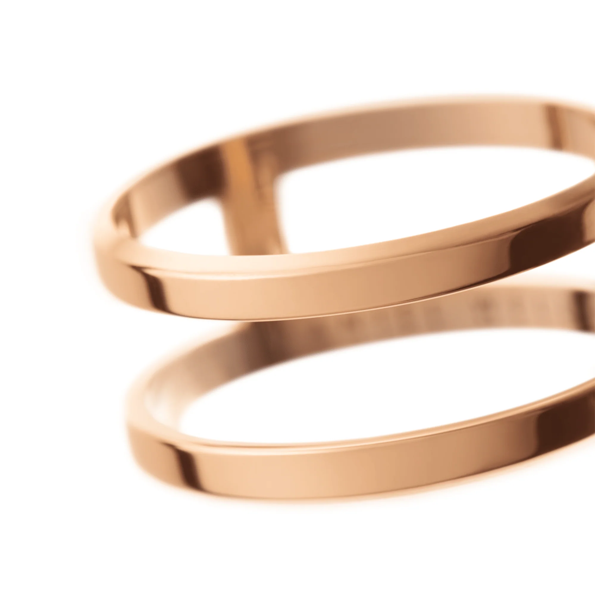 Elan Dual Ring Rose Gold - Image 4