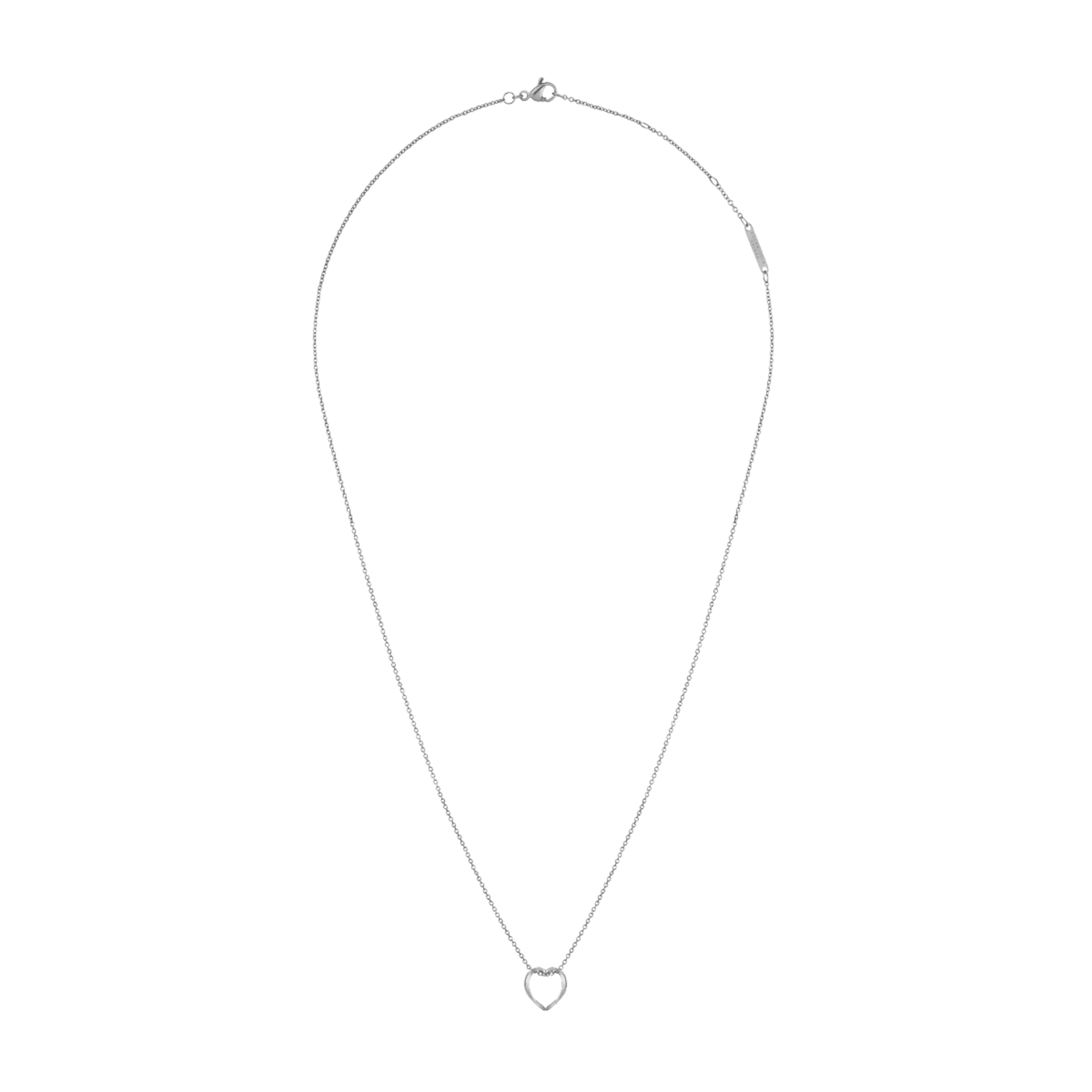 Elan Le Coeur Necklace Silver - Image 4