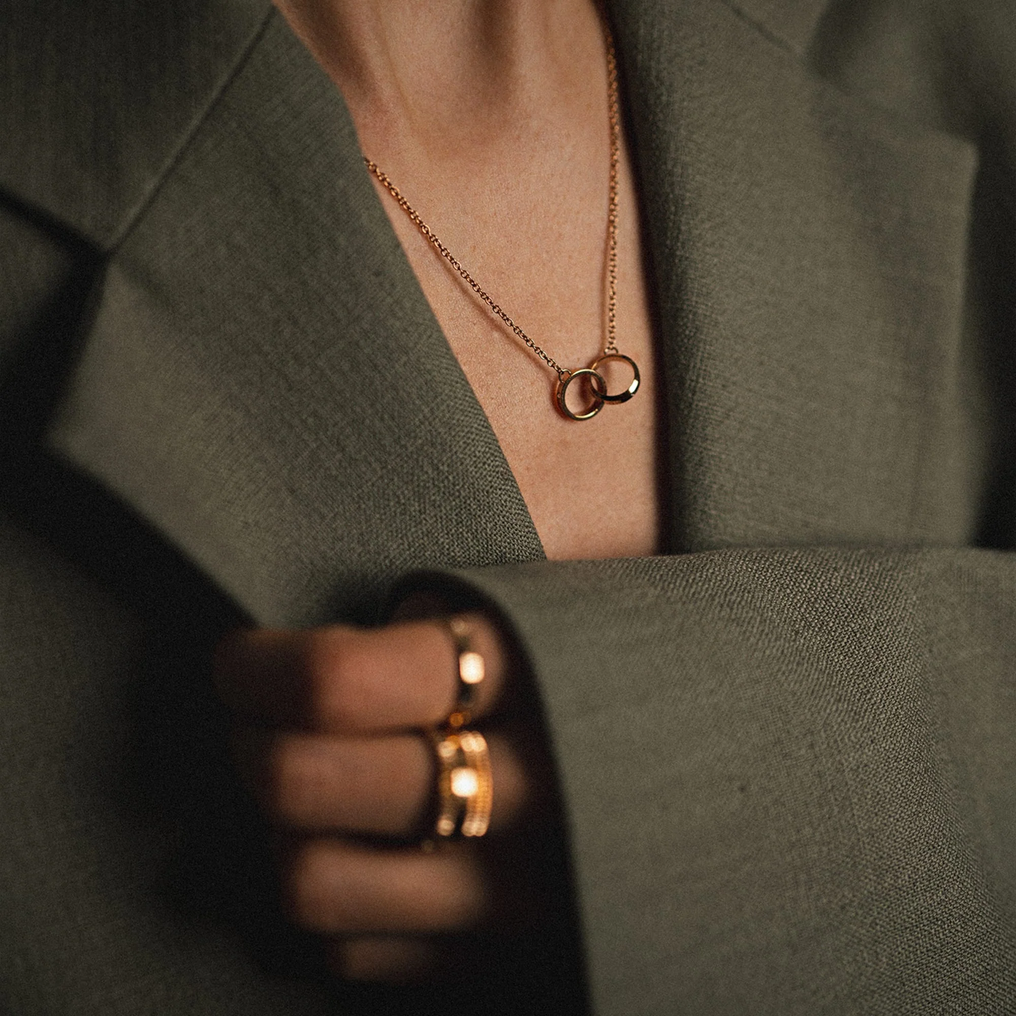 Elan Unity Necklace Rose Gold - Image 7