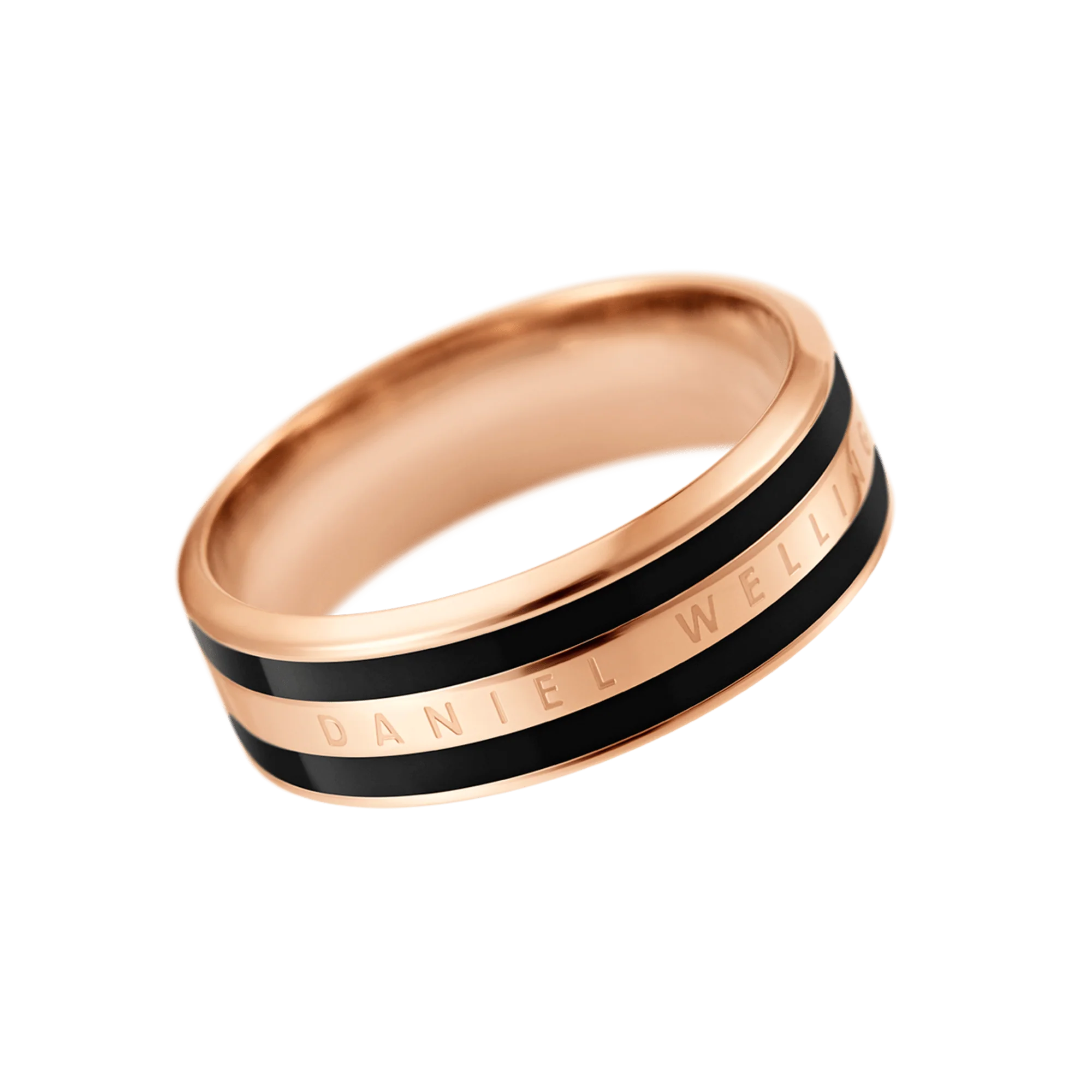 Emalie Ring Rose Gold Black - Image 8