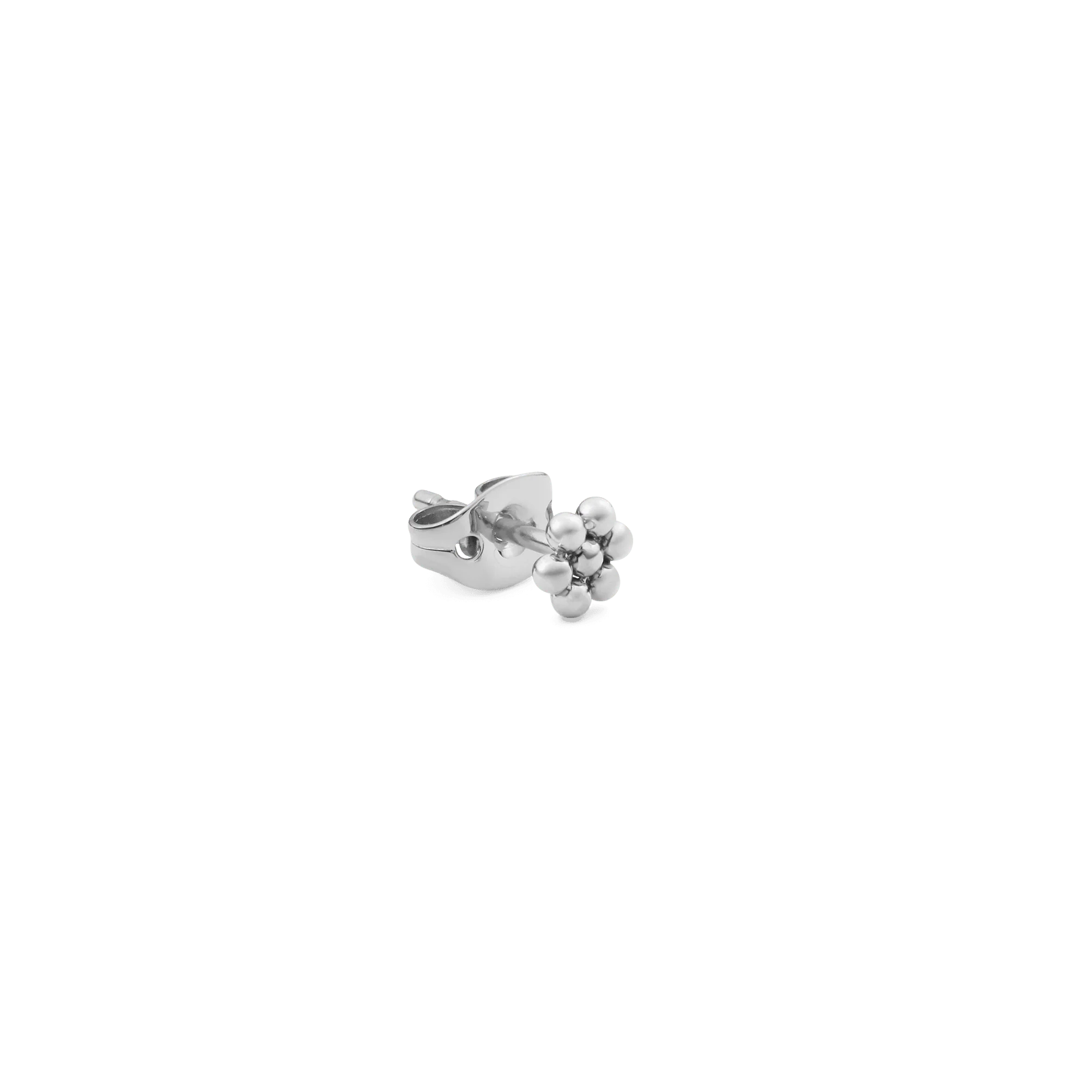 Flower Stud Silver - Image 3