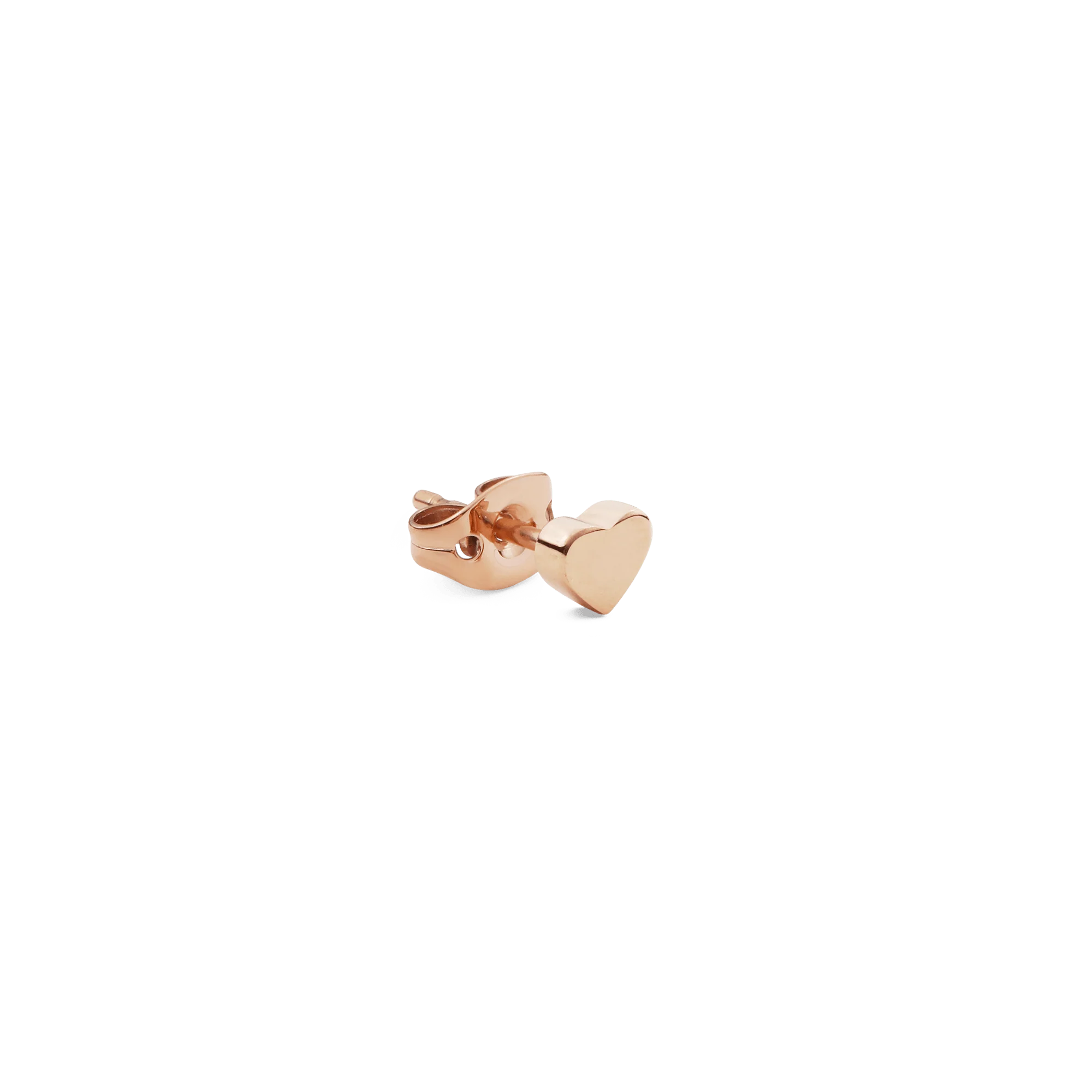 Heart Stud Rose Gold - Image 3