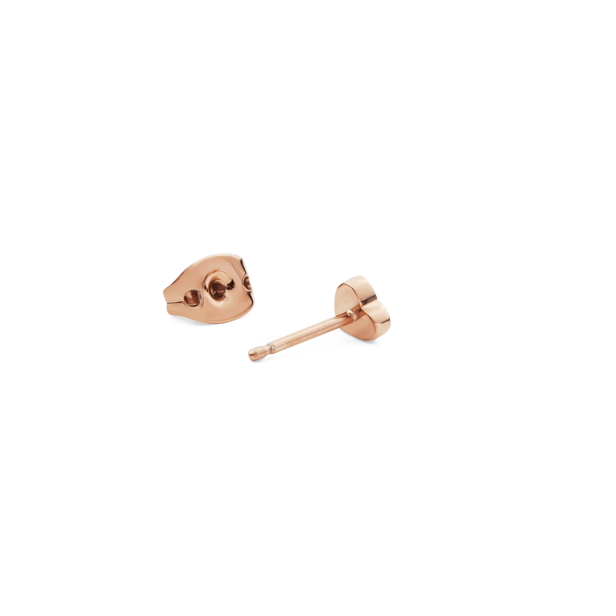 Heart Stud Rose Gold - Image 4