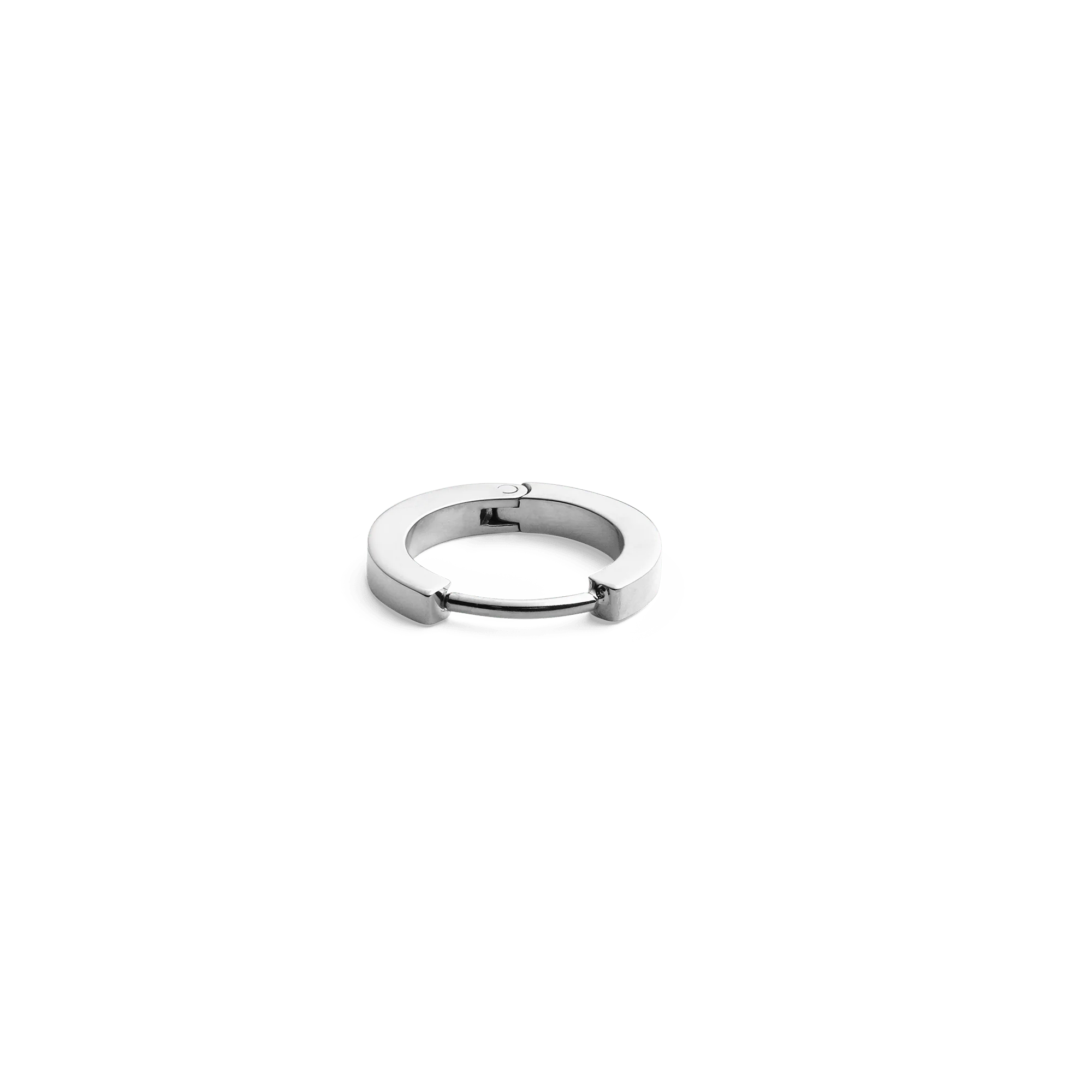 Hoop Earring Silver - Image 4