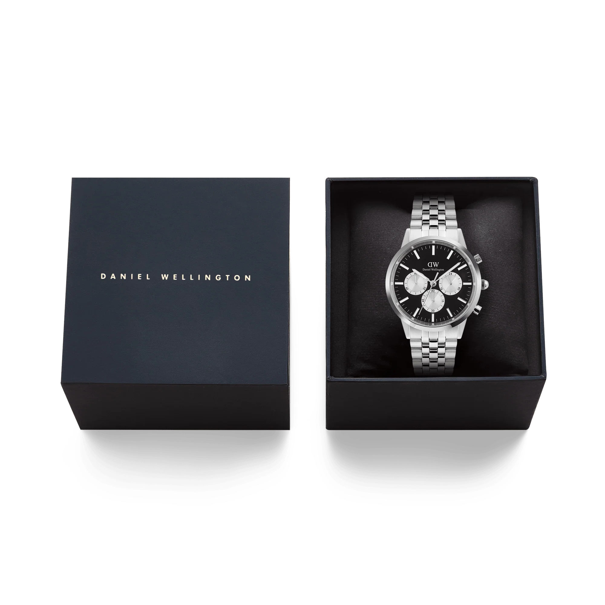 Iconic Chronograph Arch 5-Link Onyx Panda Silver - Image 5