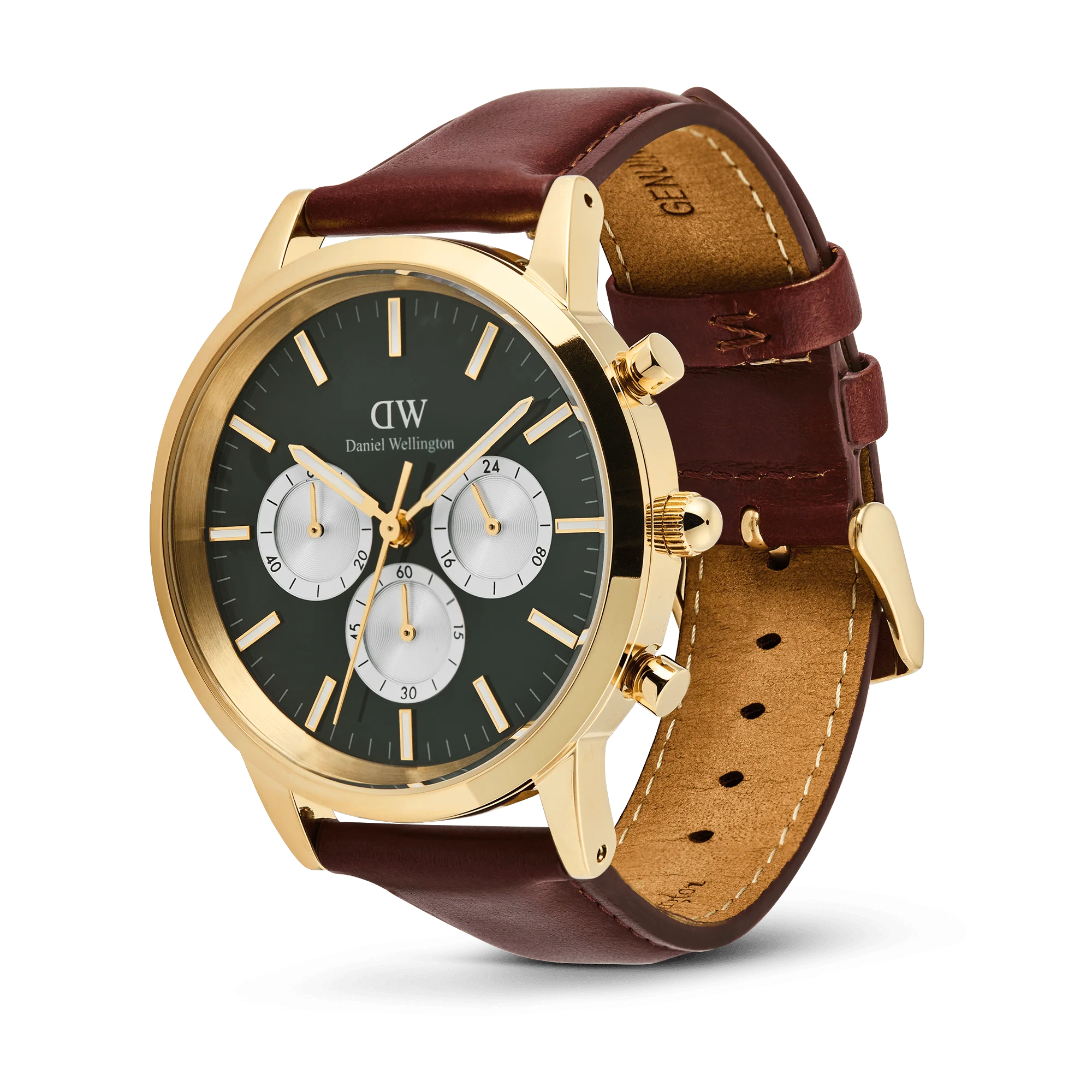 Iconic Chronograph  St Mawes Emerald Panda Gold - Image 3