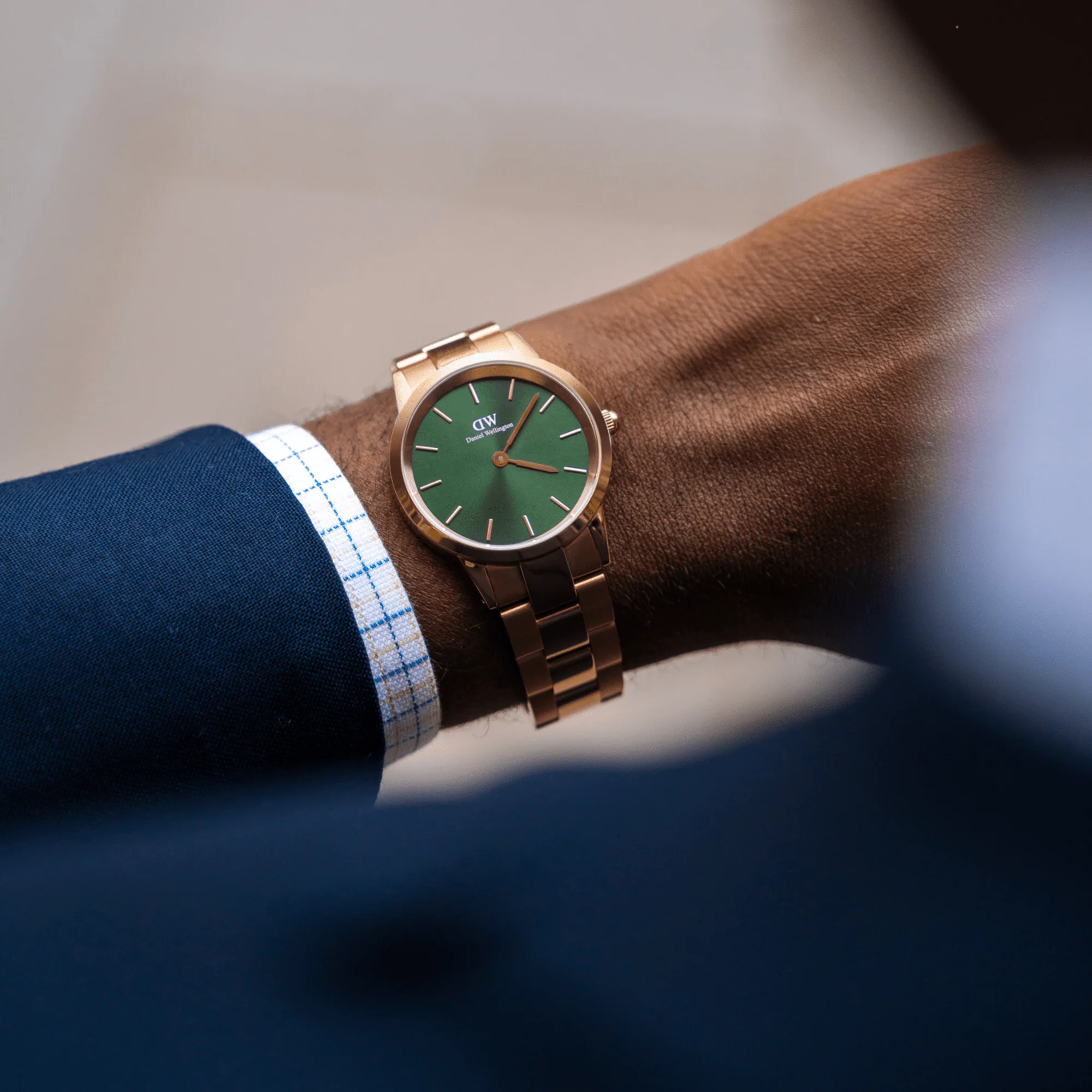 Iconic Link Emerald Green Rose Gold - Image 2
