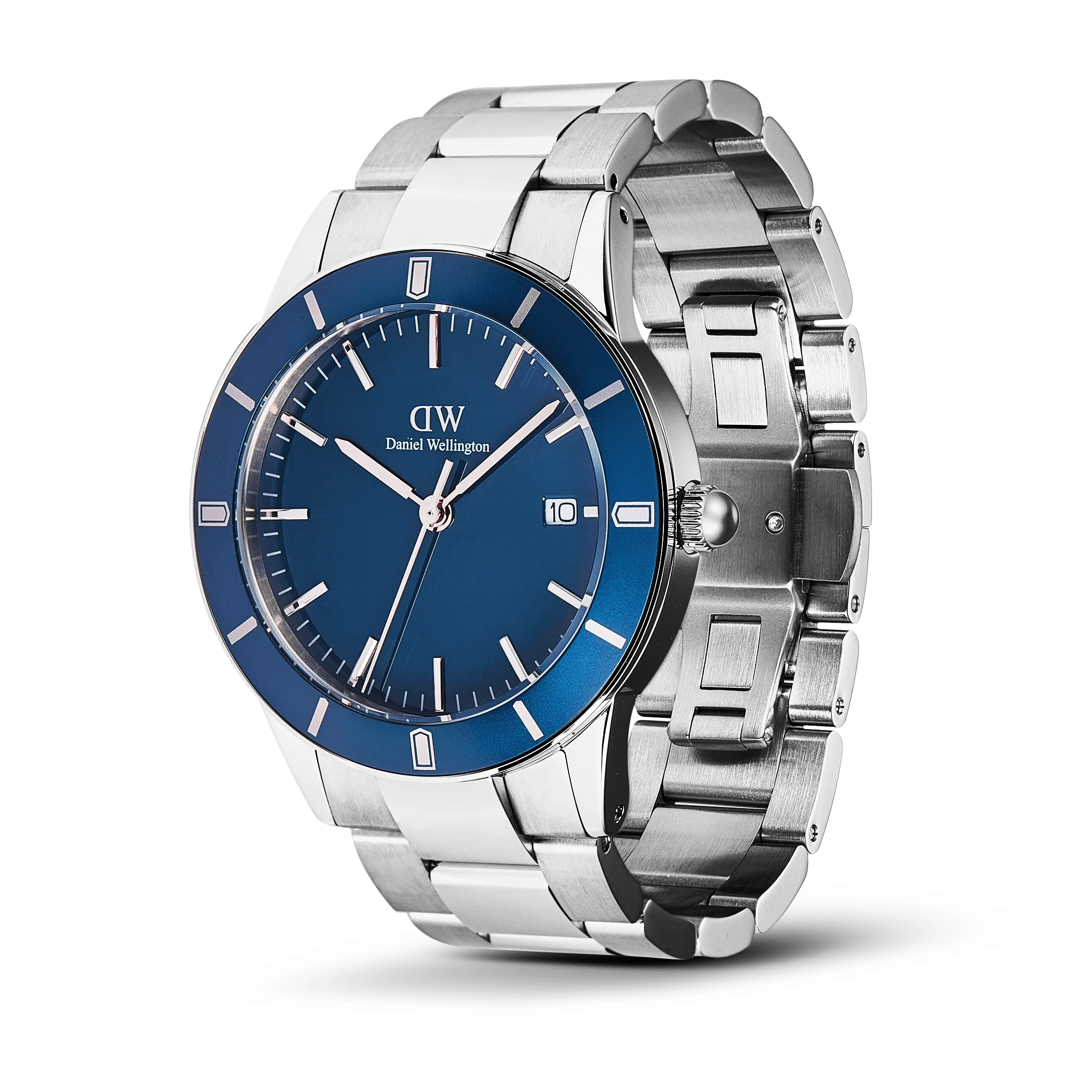 Iconic Paradigma Link Blue Enamel Silver - Image 3