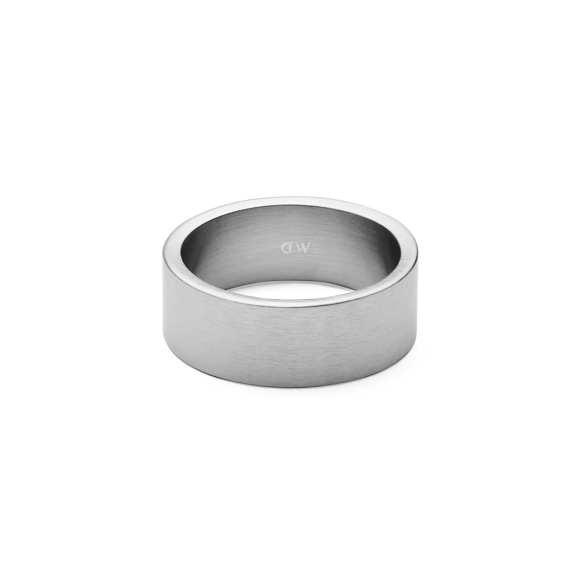 Line Ring Brushed Silver 8mm - Image 3