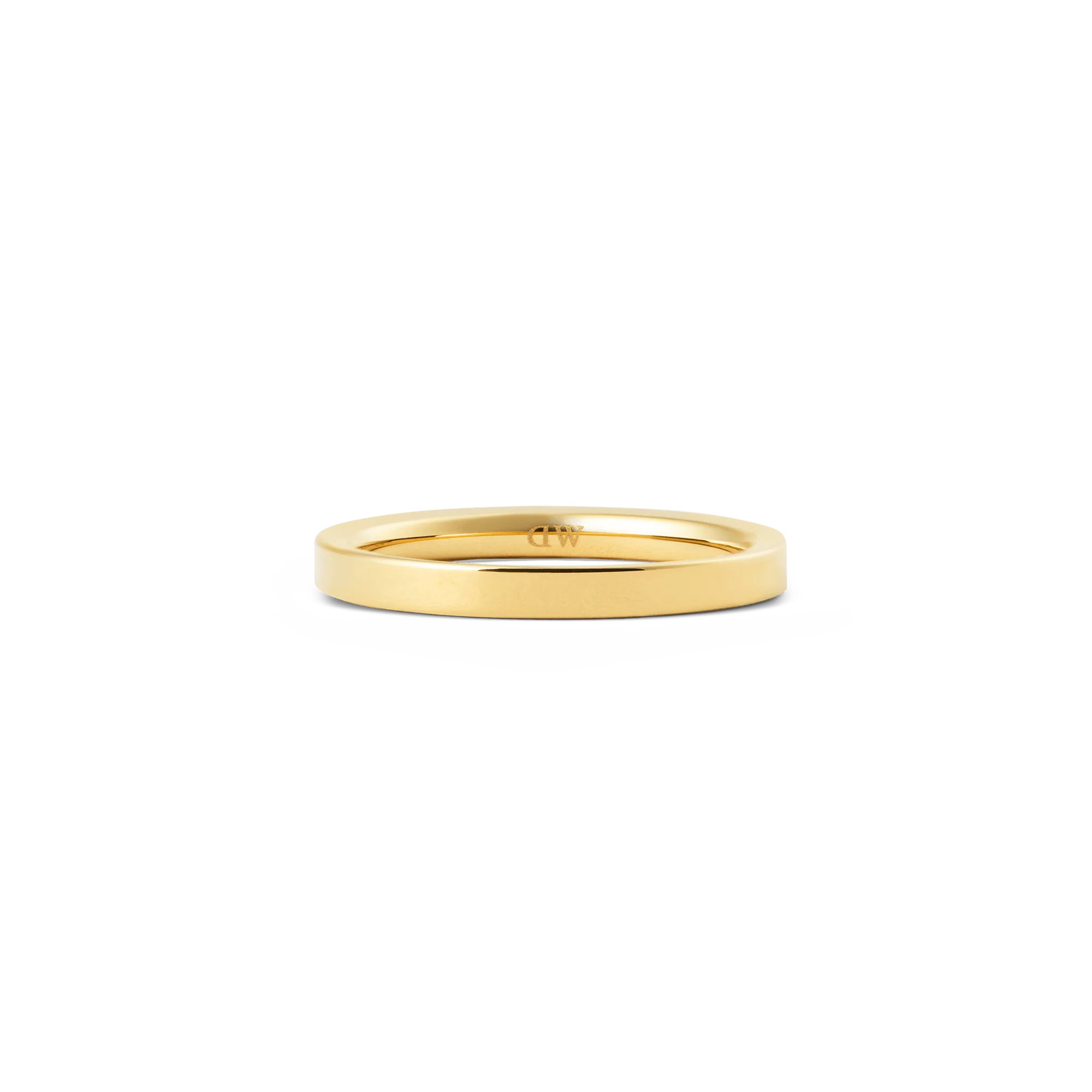 Line Ring Polished Gold 2.5mm - Image 3
