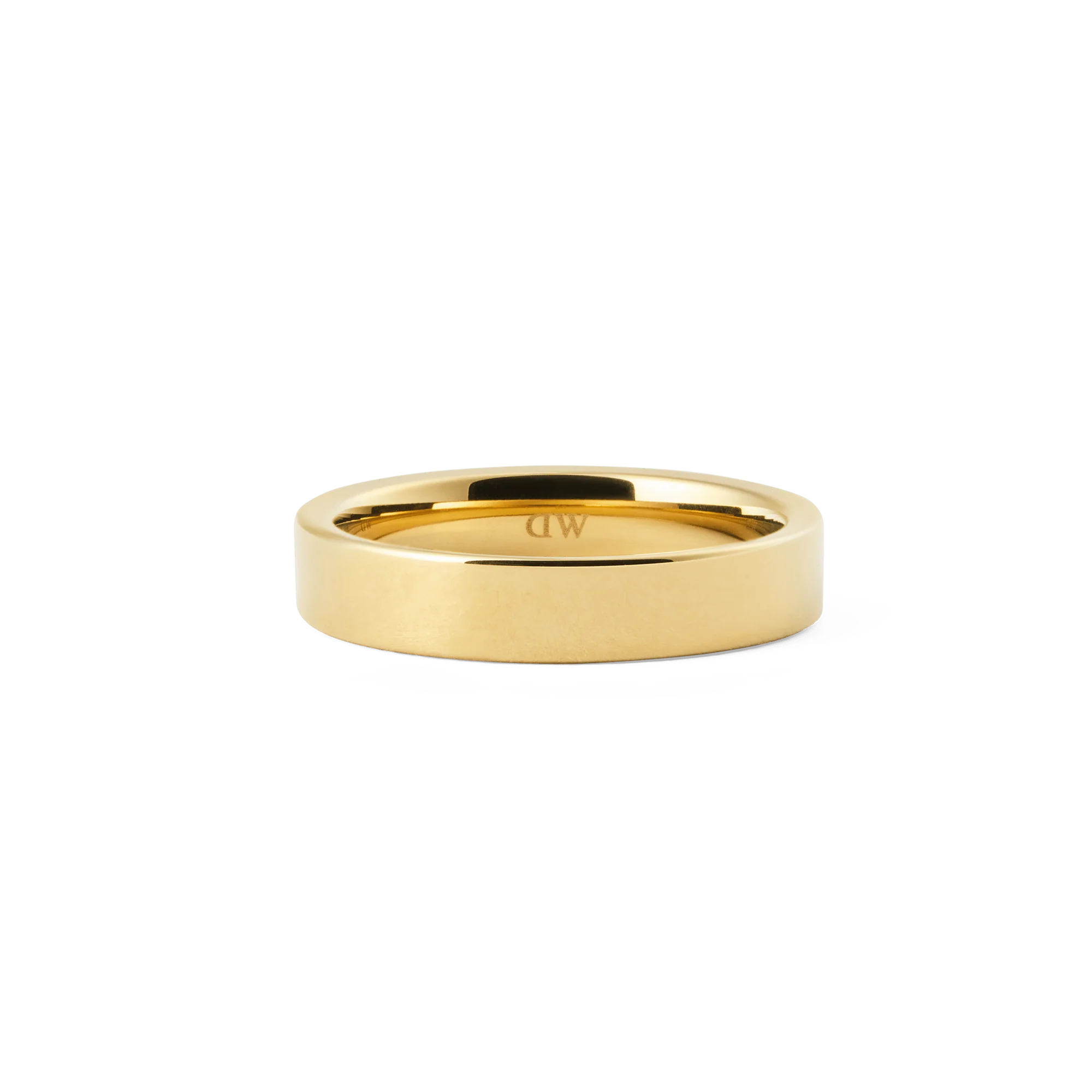 Line Ring Polished Gold 4.5mm - Image 3